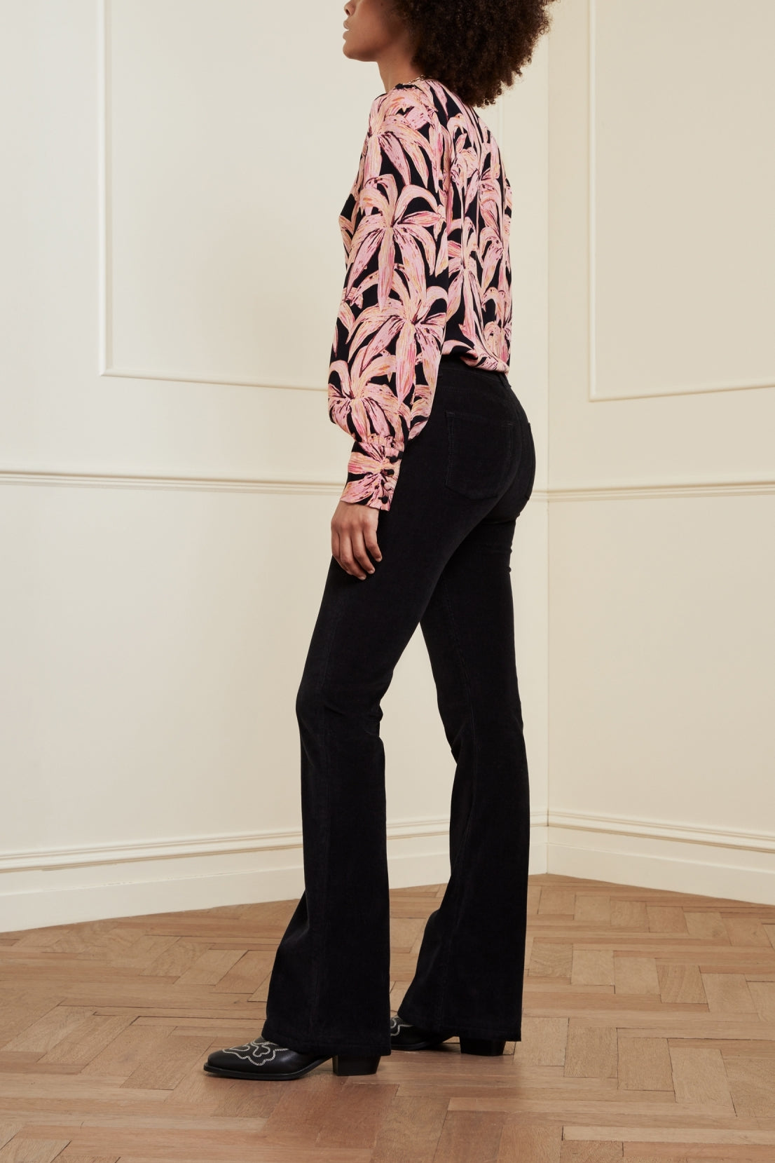 Eva Corduroy Flare Trousers Fabienne chapot - second hand