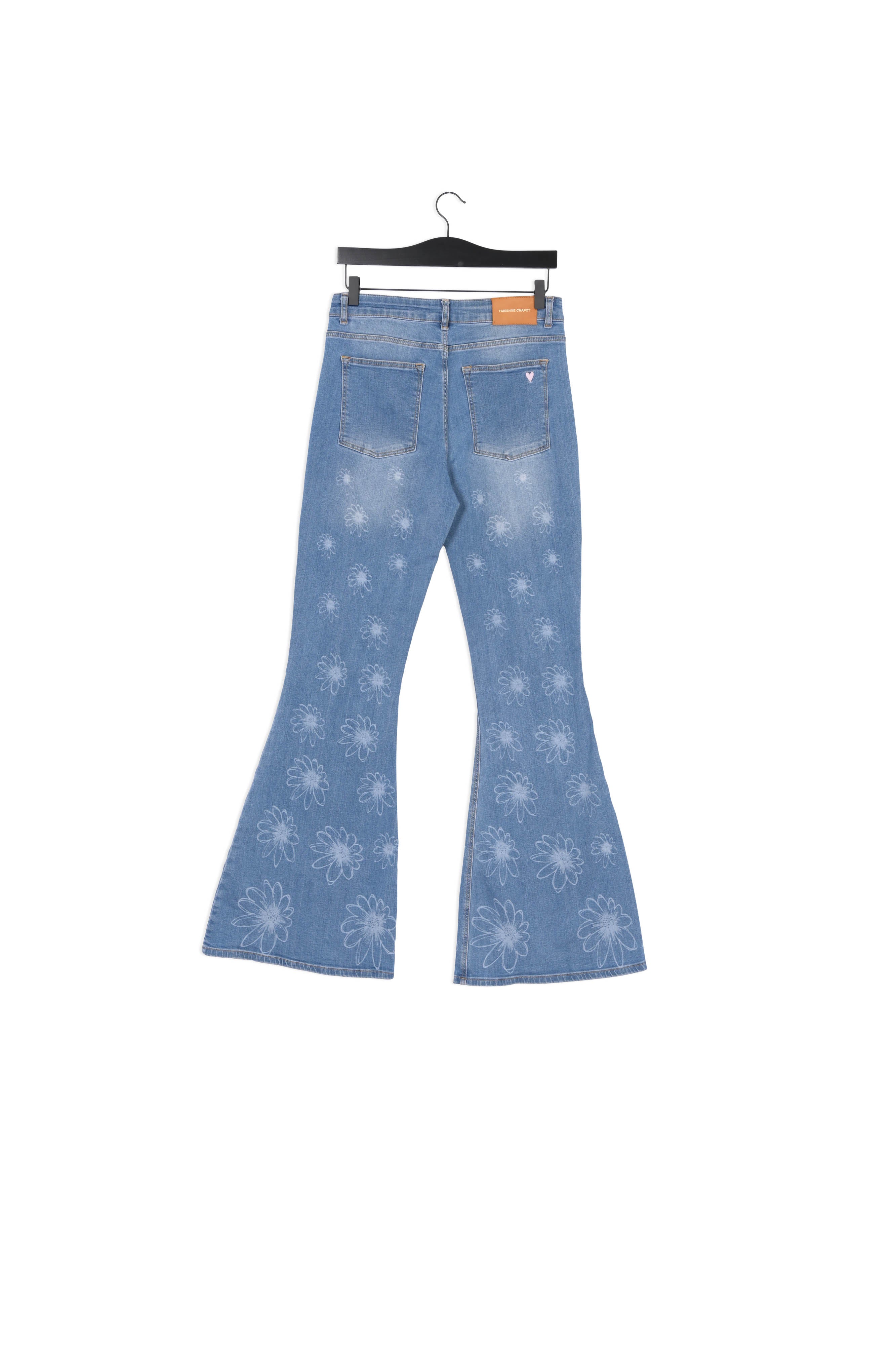 Eva Denim Extra Flare Trousers Fabienne chapot - second hand