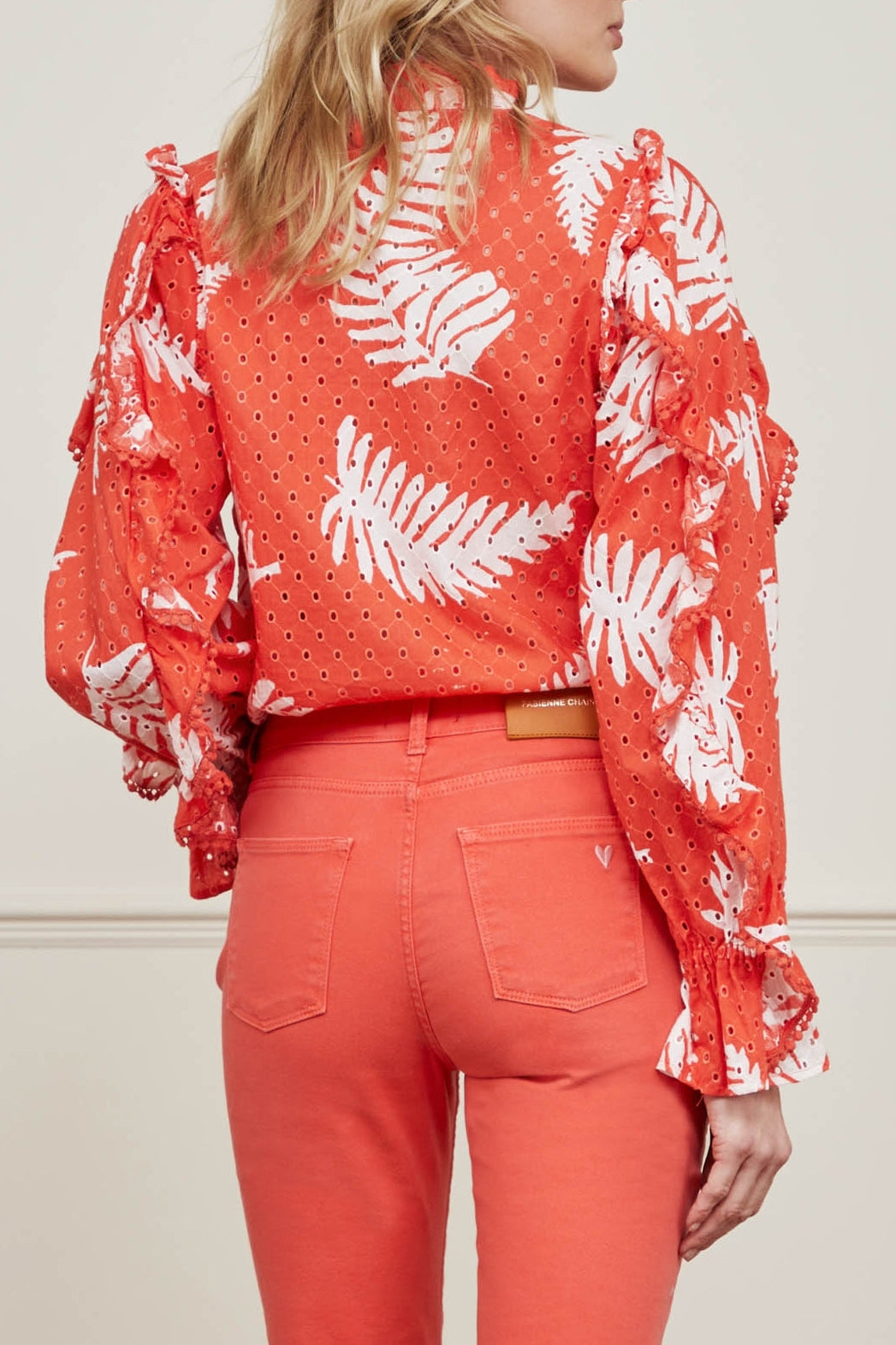 Josie Broderie Blouse Fabienne chapot - second hand
