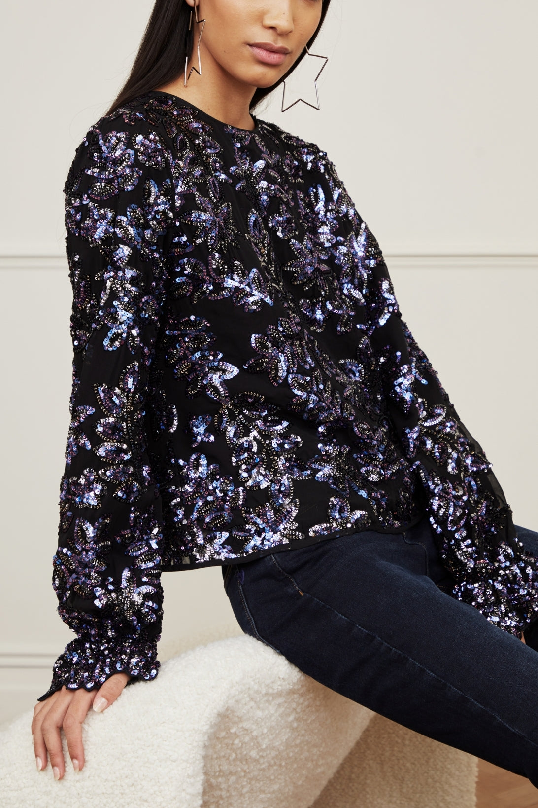 Sassy Sequin Top Fabienne chapot - second hand