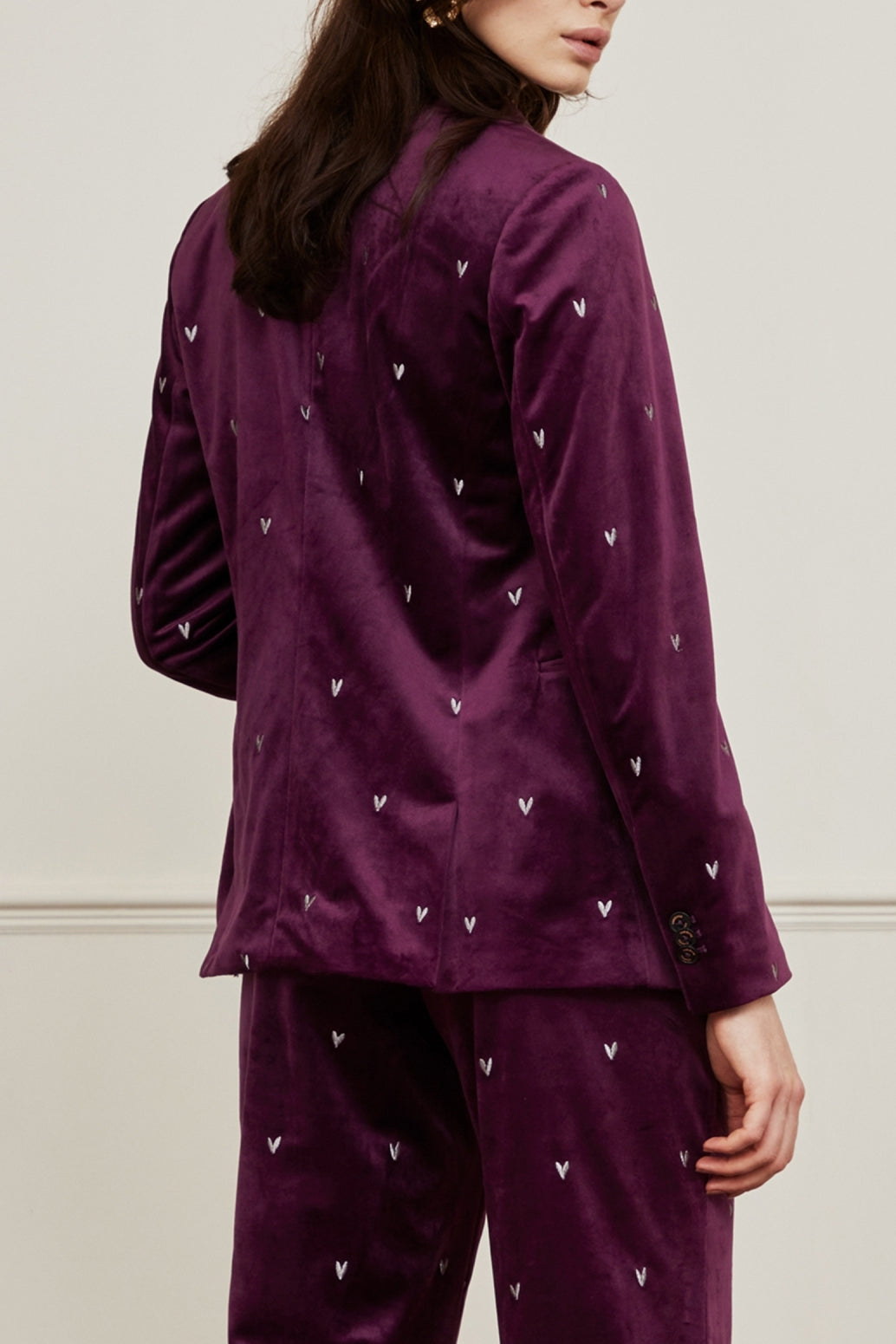 Puck Velvet Blazer Fabienne chapot - second hand