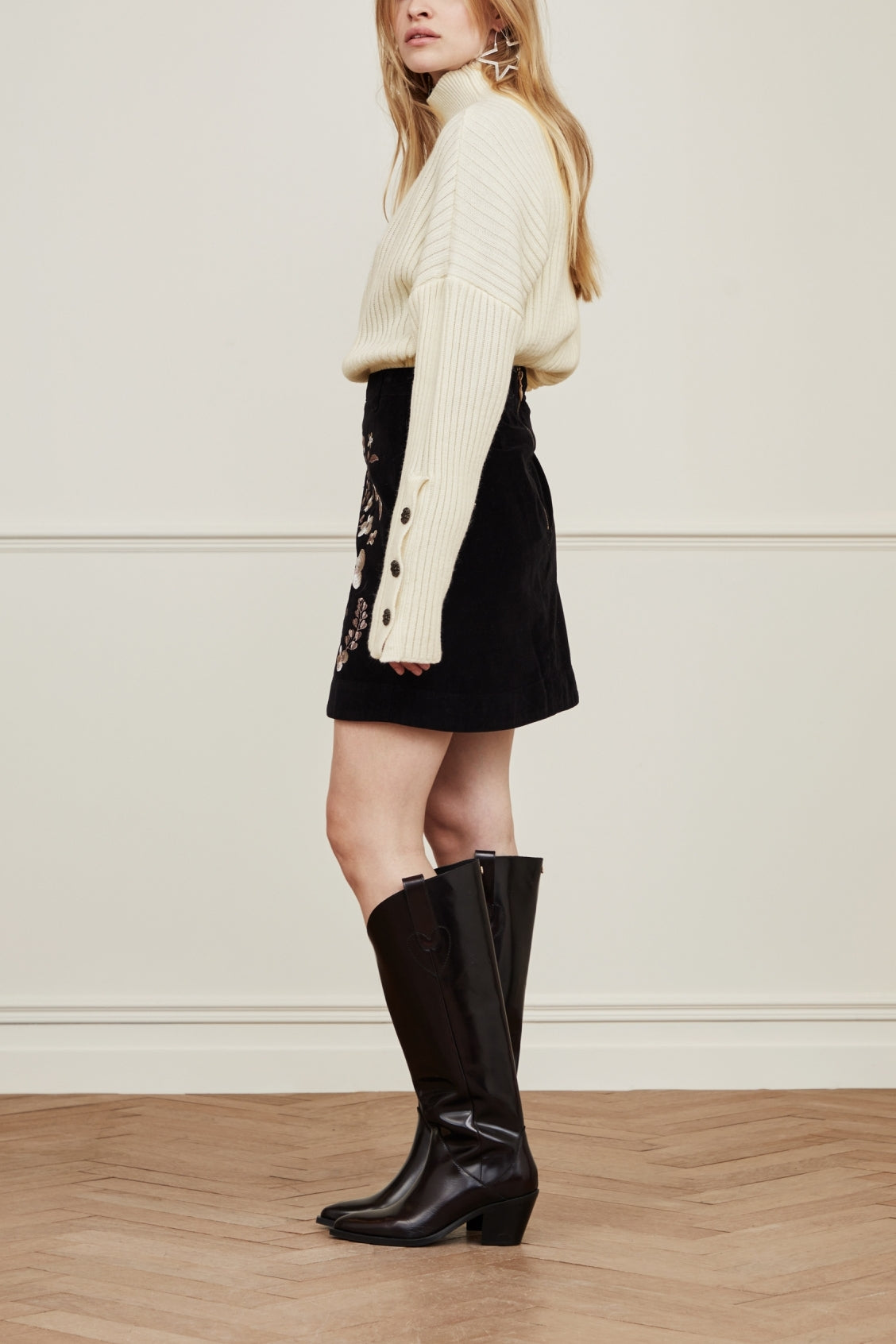 Victoria Embro skirt Fabienne chapot - second hand
