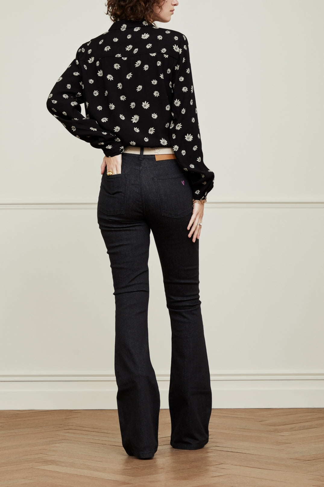 Eva Denim Flare Trousers Fabienne chapot - second hand