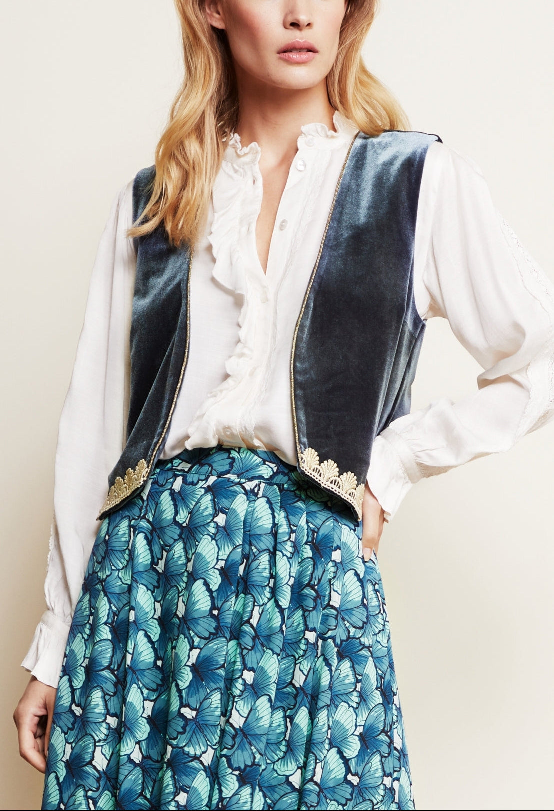 Giulia Gilet Fabienne chapot - second hand