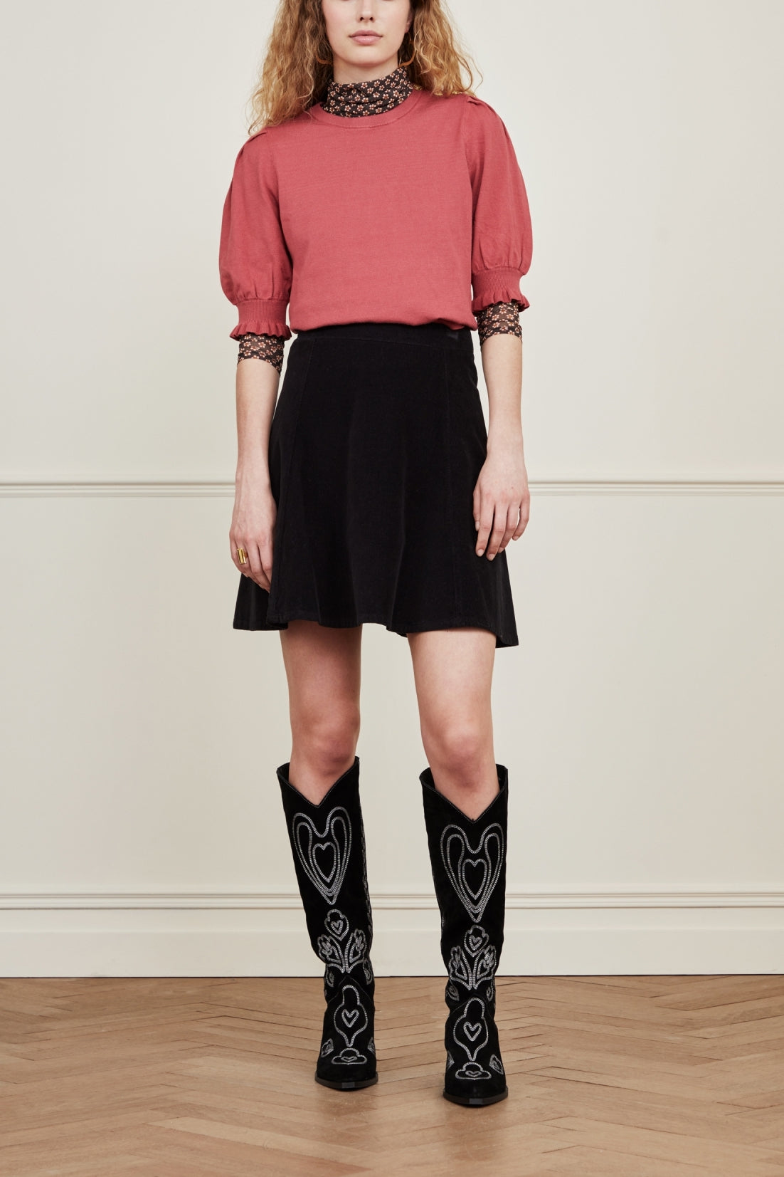 Lotta Cord Skirt Fabienne chapot - second hand
