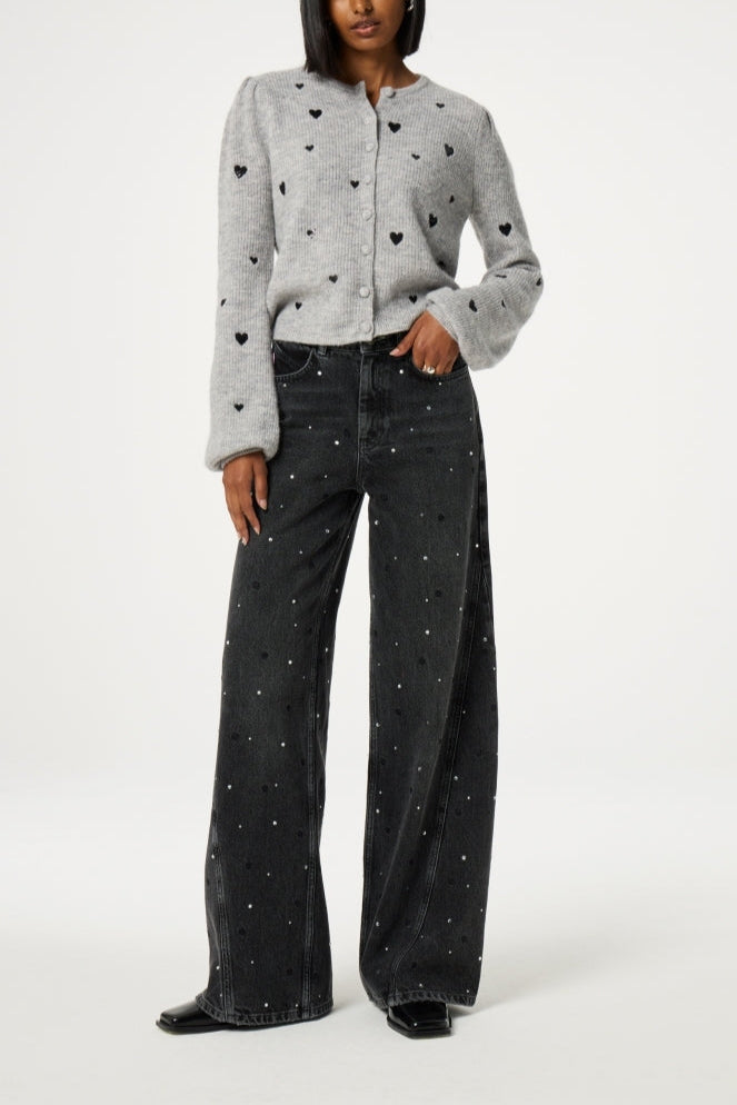 Bonnie Wide Leg - Rhinestone Fabienne chapot - second hand