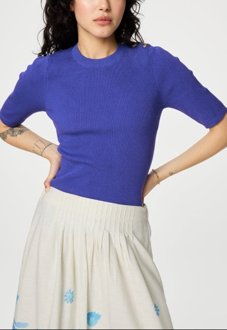 Lillian Slim Short Sleeve Pullover Fabienne chapot - second hand