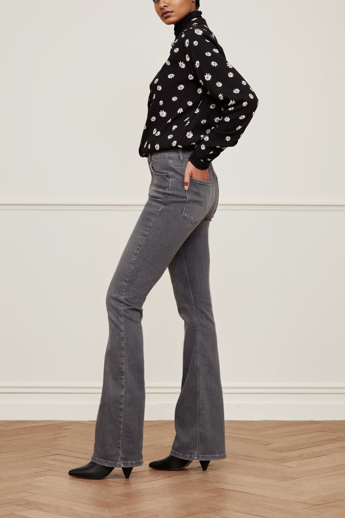 Eva Denim Flare Trousers Fabienne chapot - second hand