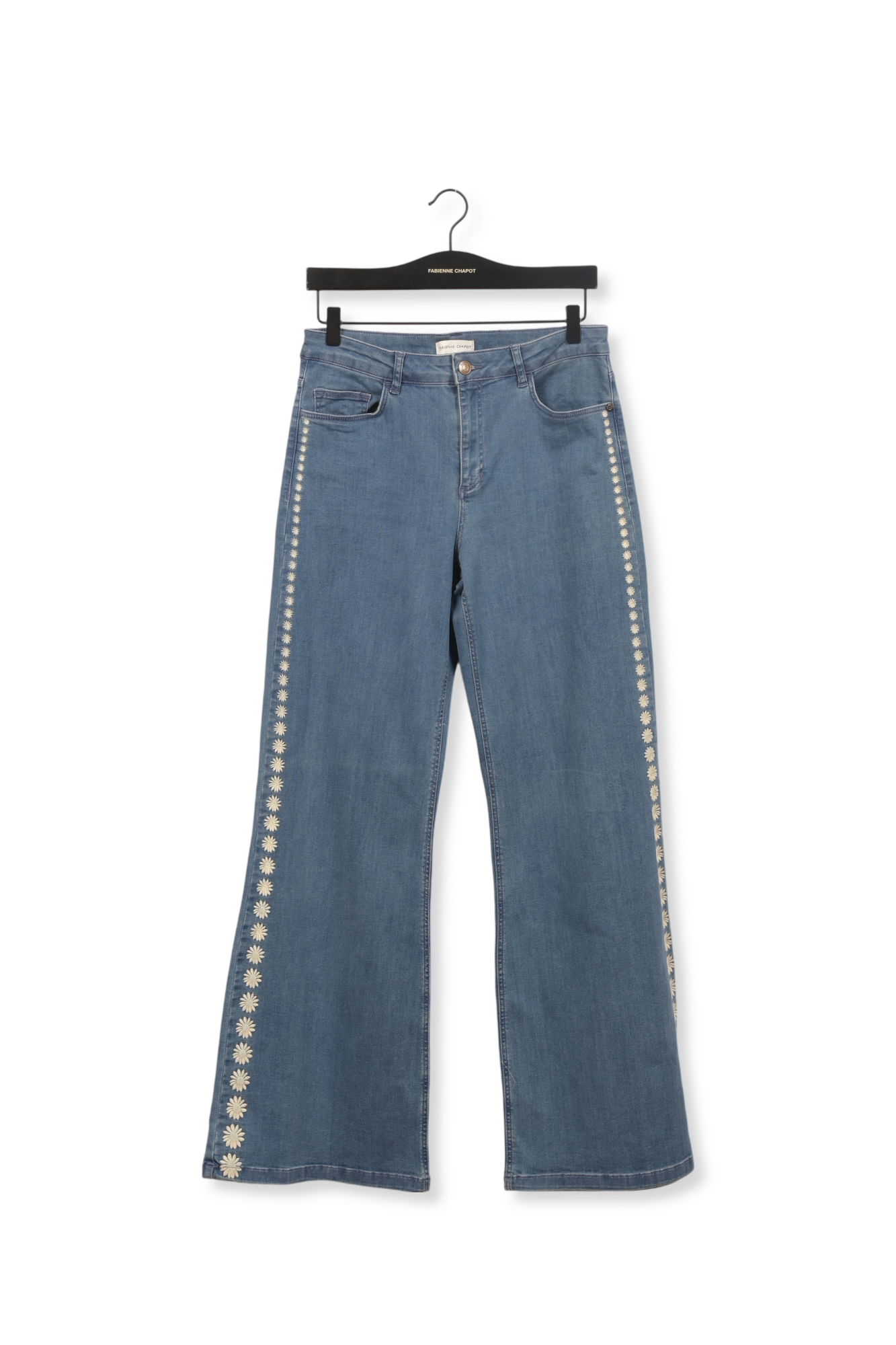 Eva Denim Wide Leg Trousers Fabienne chapot - second hand