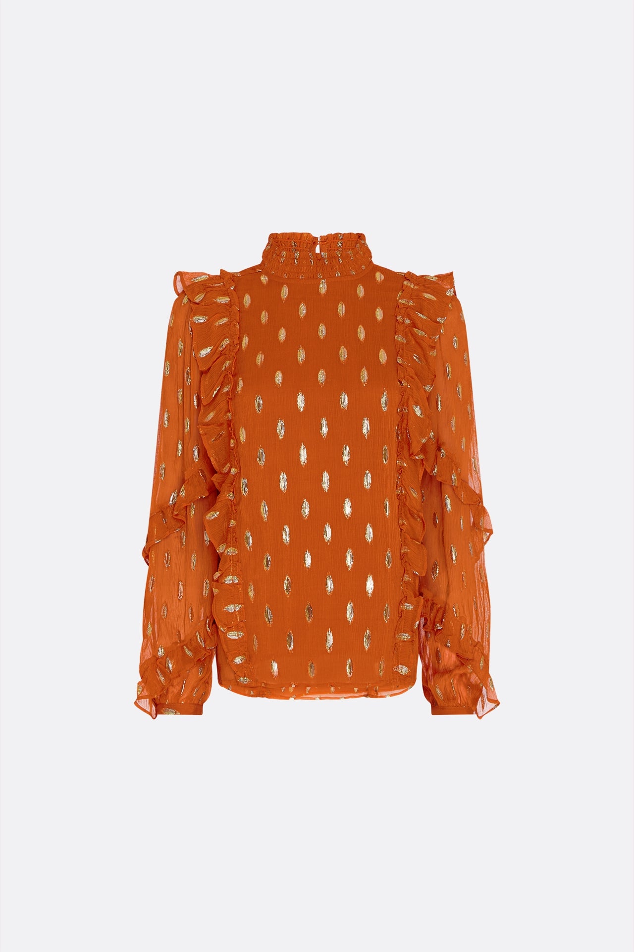 Leonie Solid Frill Top Fabienne chapot - second hand