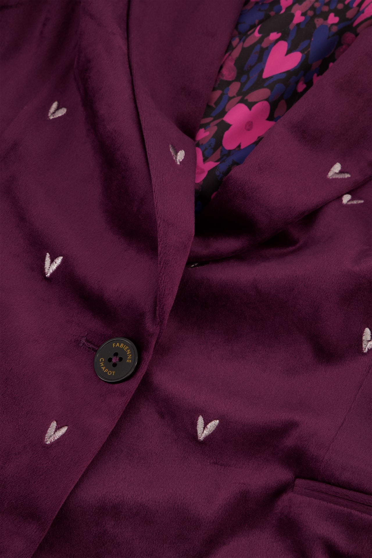 Puck Velvet Blazer Fabienne chapot - second hand