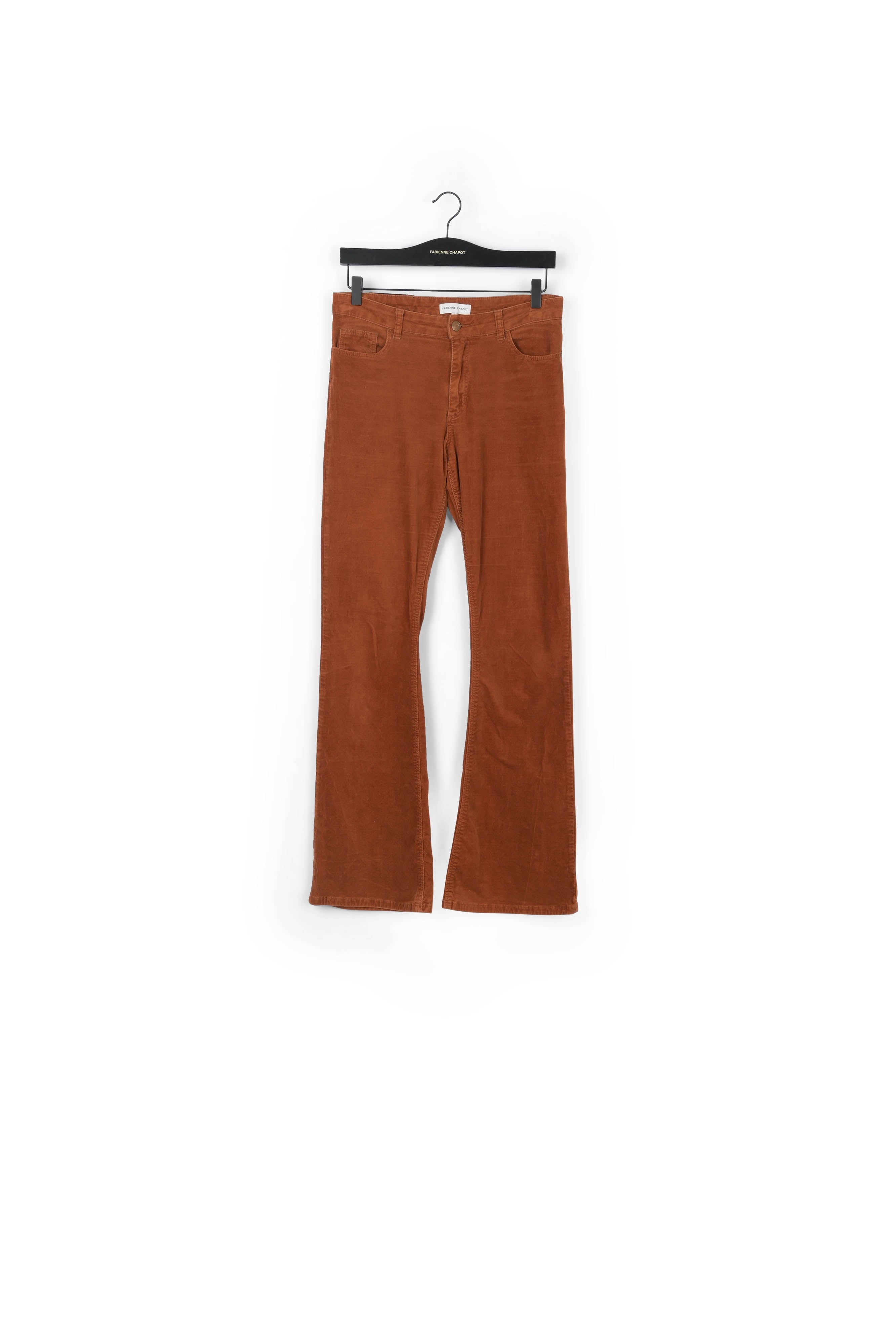 Eva Corduroy Flare Trousers Fabienne chapot - second hand
