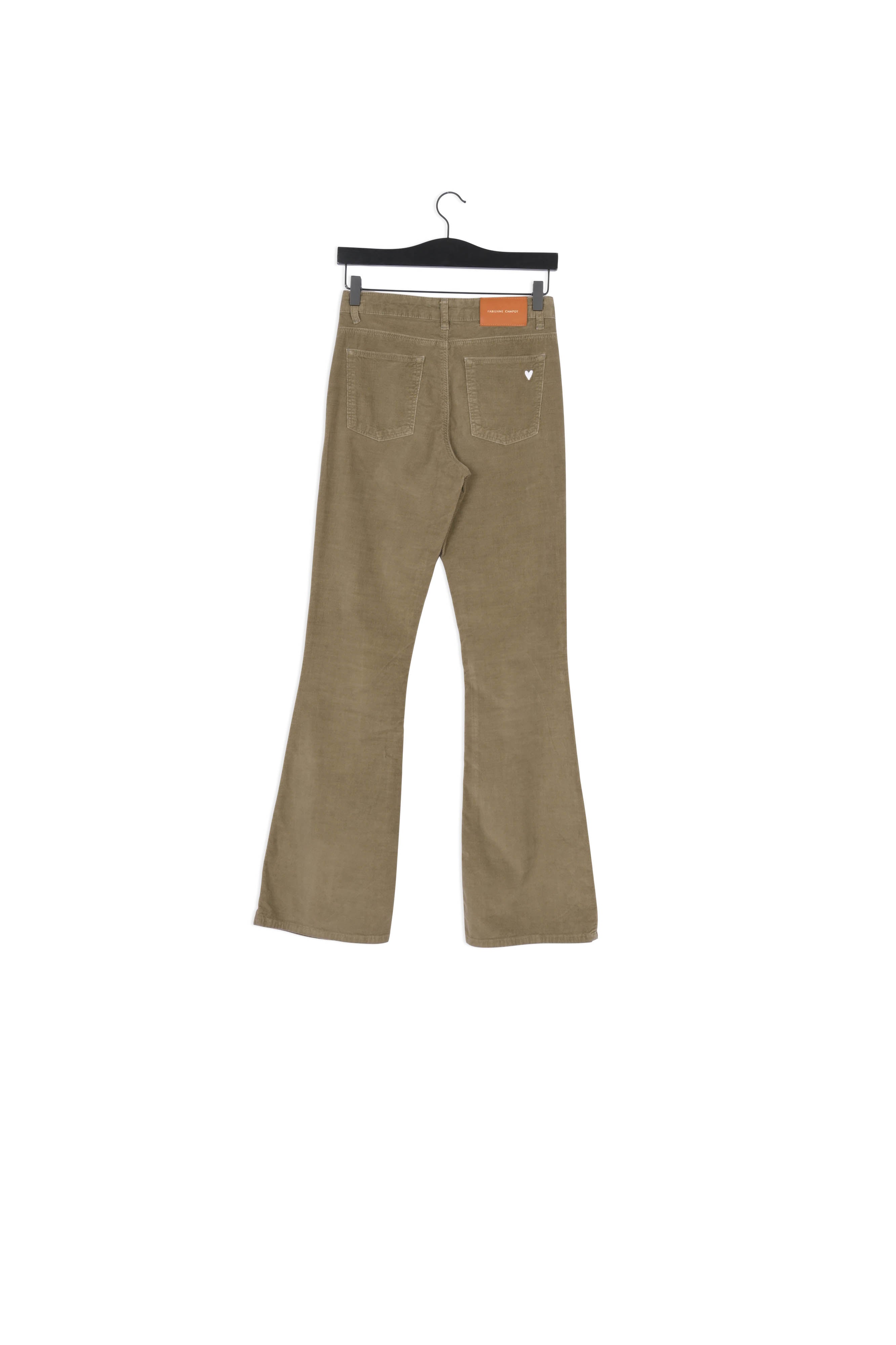 Eva Corduroy Flare Trousers Fabienne chapot - second hand