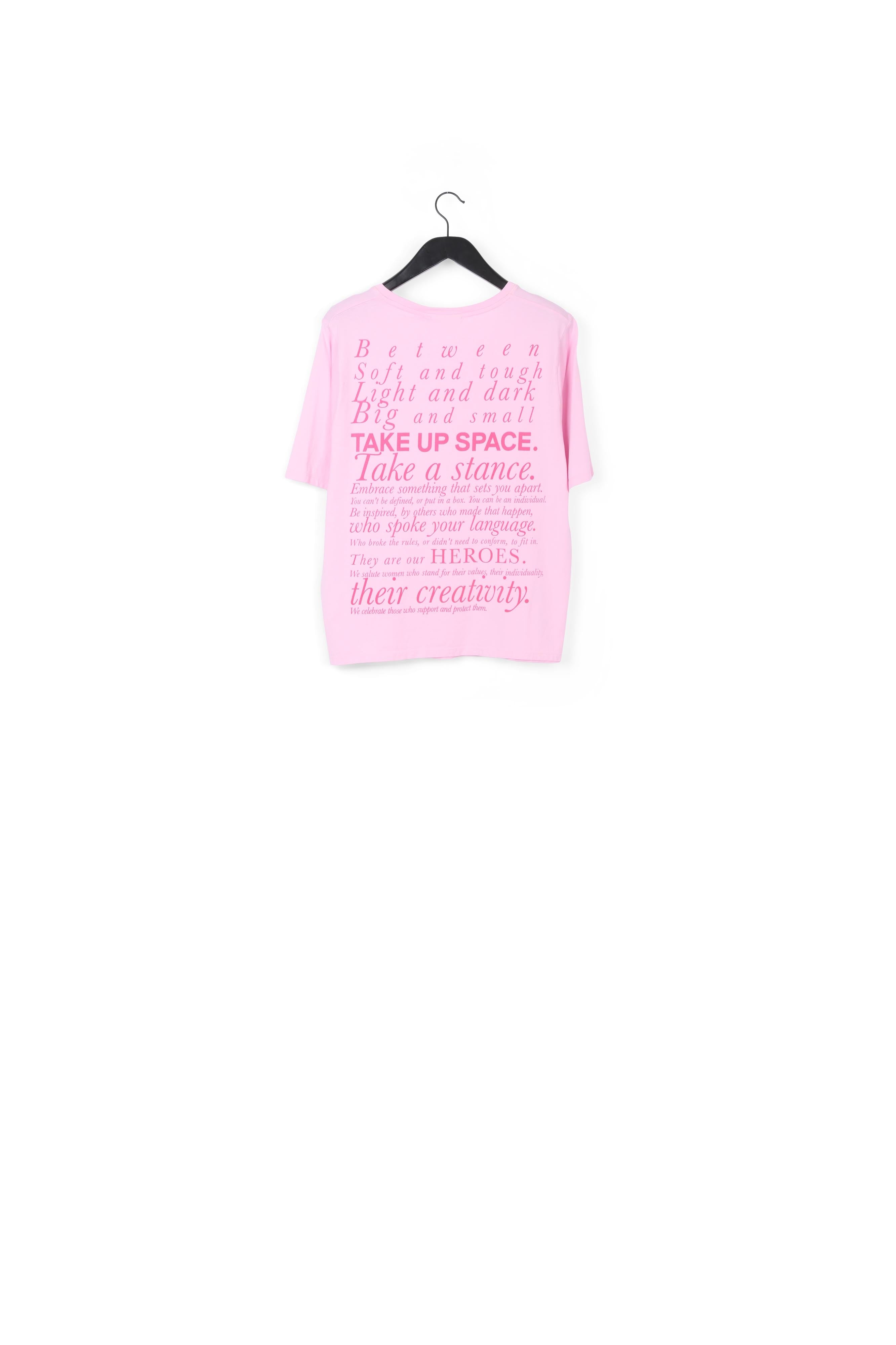 Fay Poem Pink T-shirt Fabienne chapot - second hand