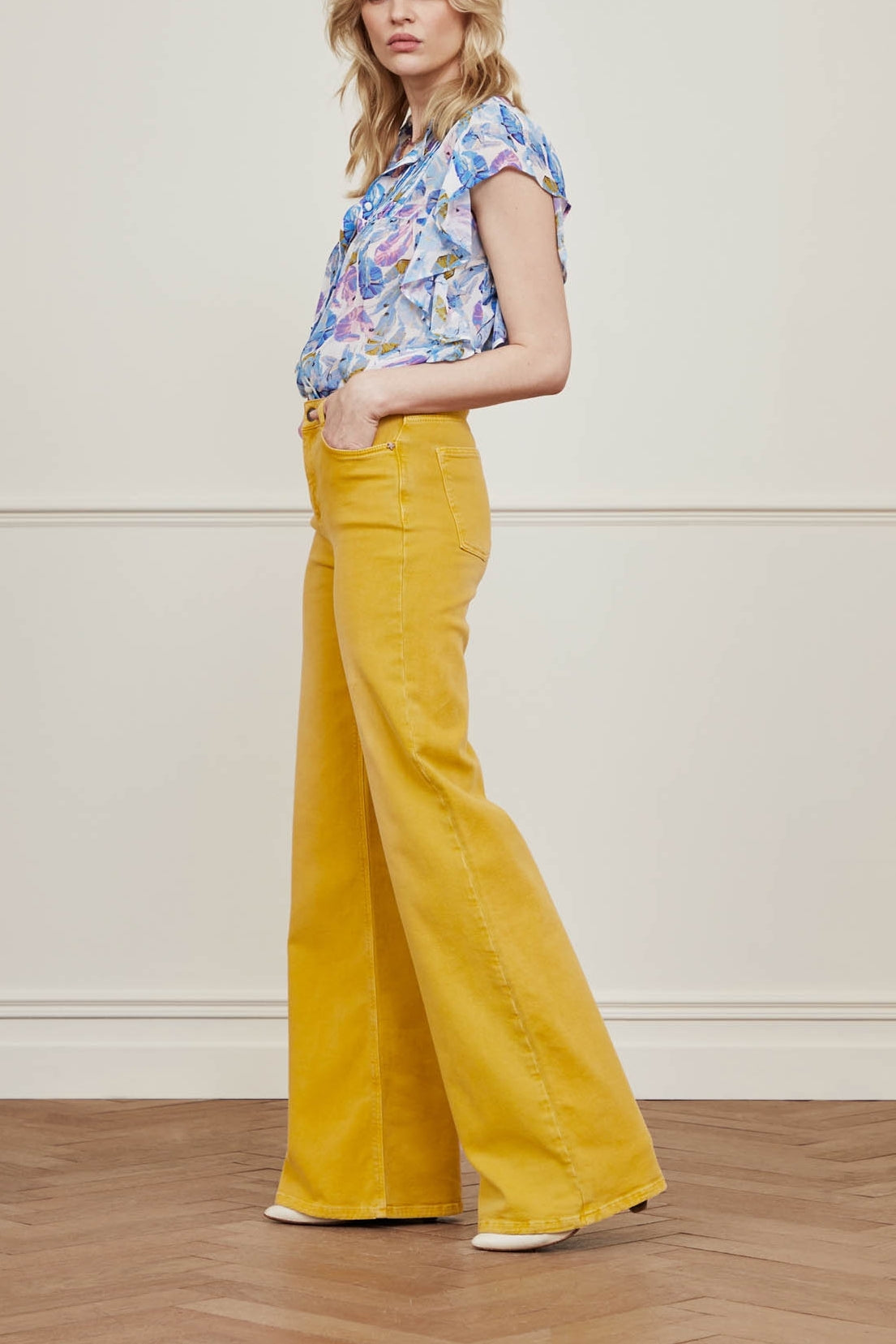 Eva Wide Leg Trousers Fabienne chapot - second hand