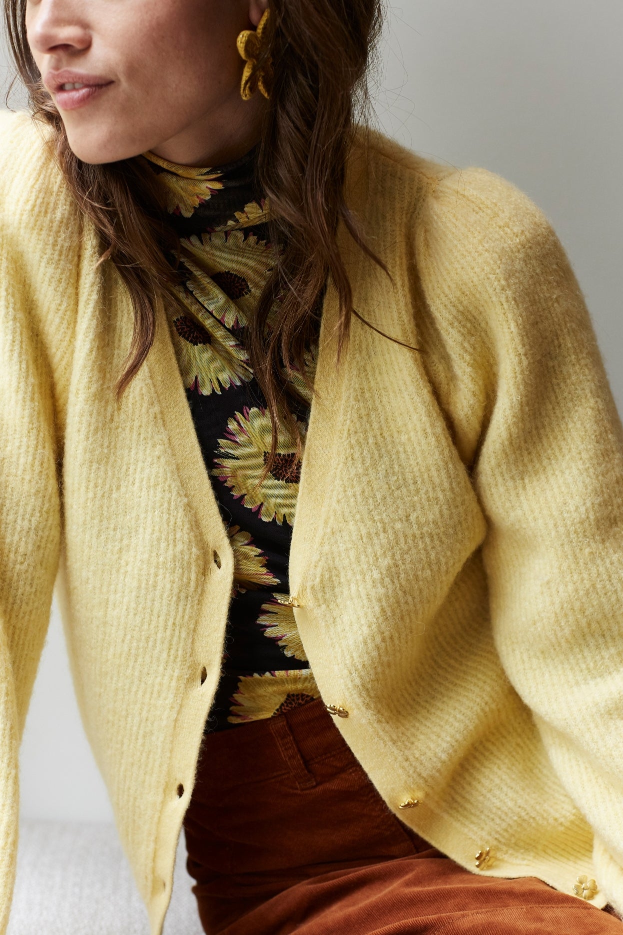 Sally Cardigan Long Sleeve Fabienne chapot - second hand