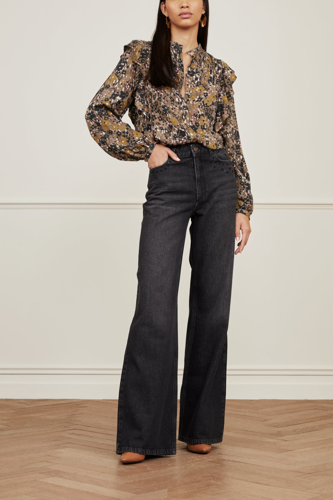 Bibi Tess Long Sleeve Blouse Fabienne chapot - second hand