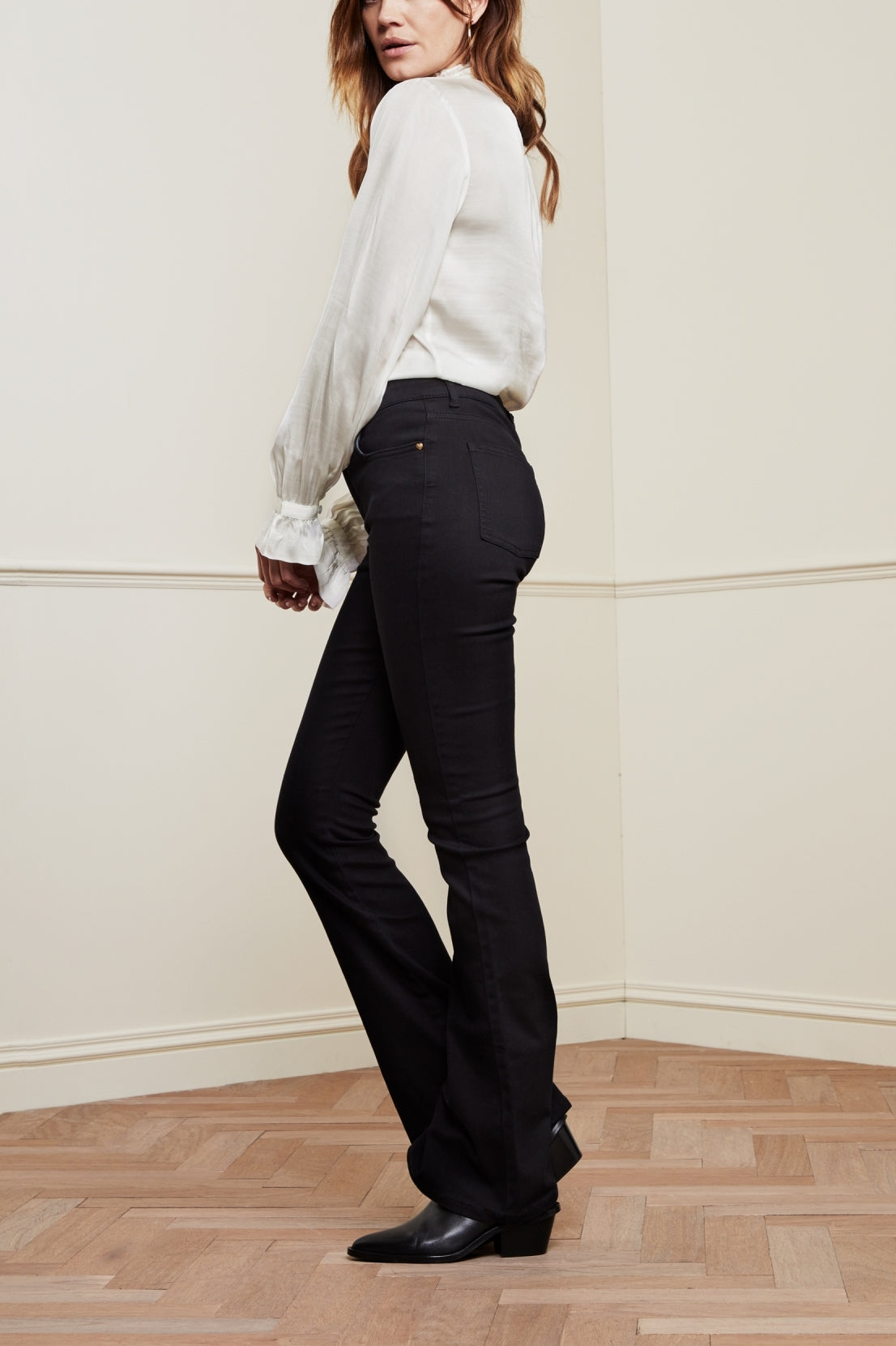 Eva Solid Flare Trousers Fabienne chapot - second hand