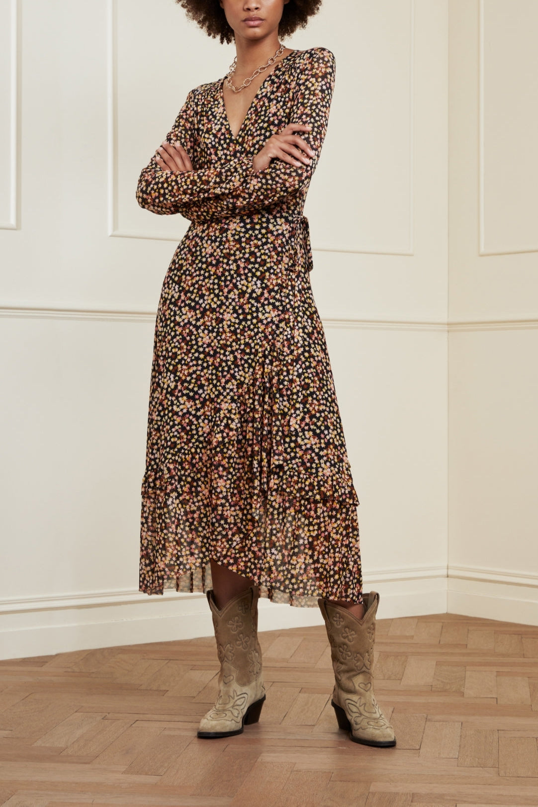 Natasja Frill Dress Fabienne chapot - second hand