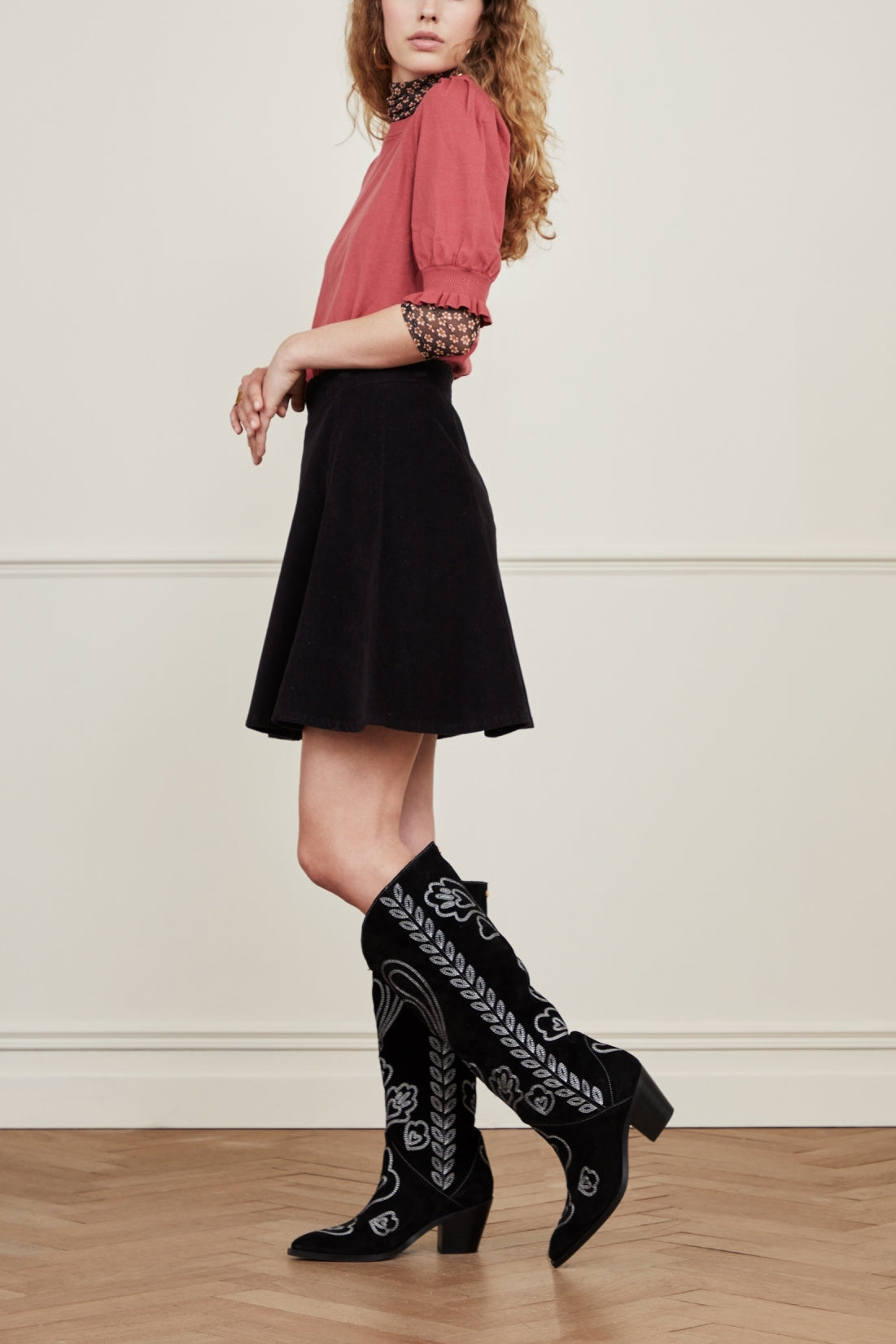 Lotta Cord Skirt Fabienne chapot - second hand