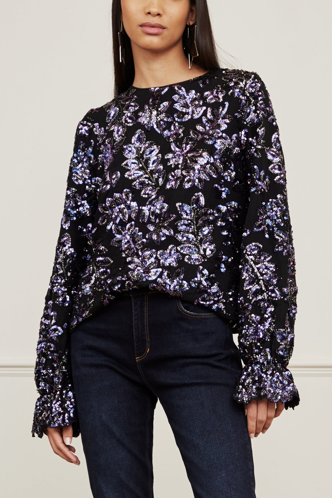 Sassy Sequin Top Fabienne chapot - second hand