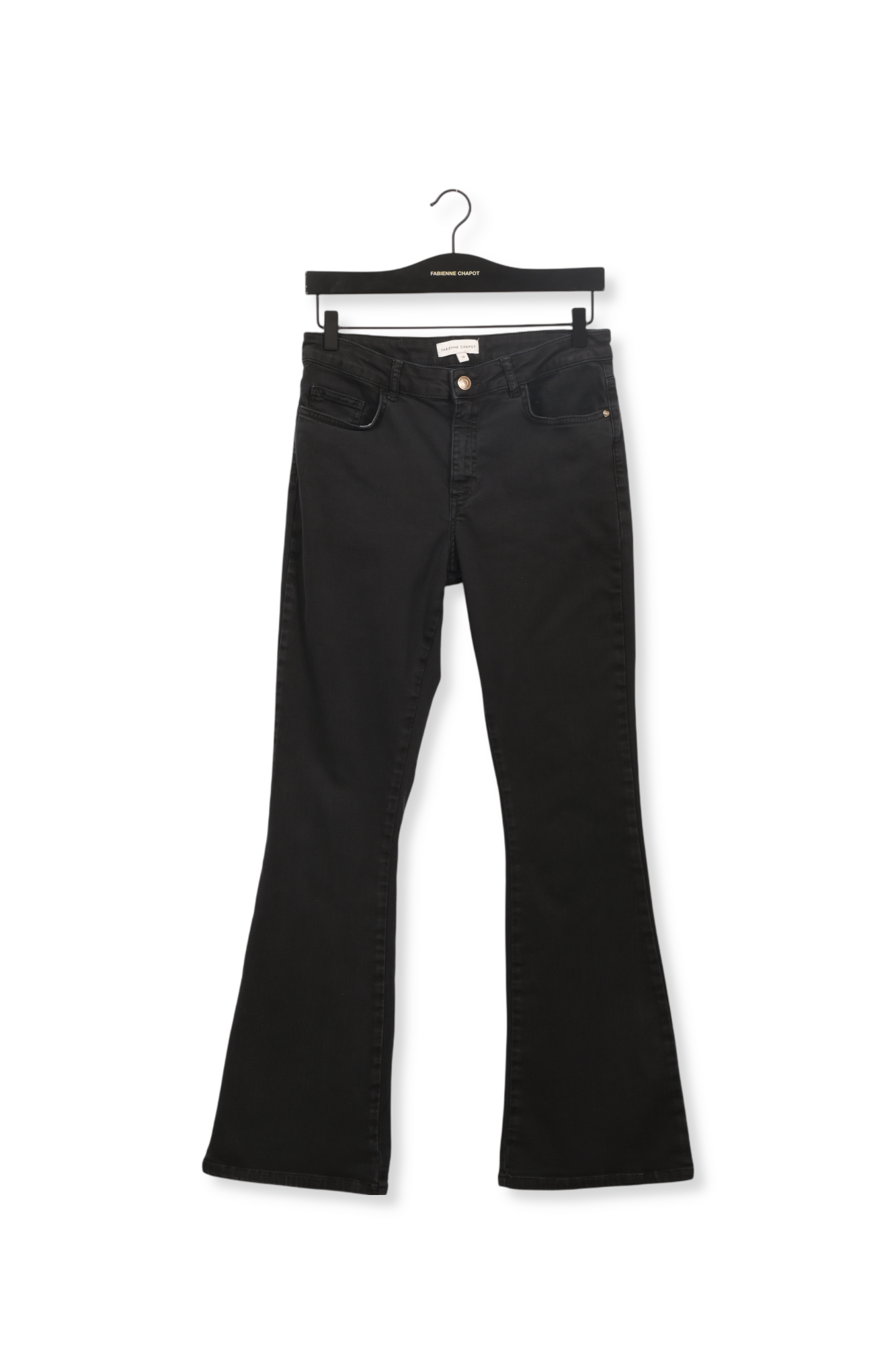 Eva Solid Flare Trousers Fabienne chapot - second hand