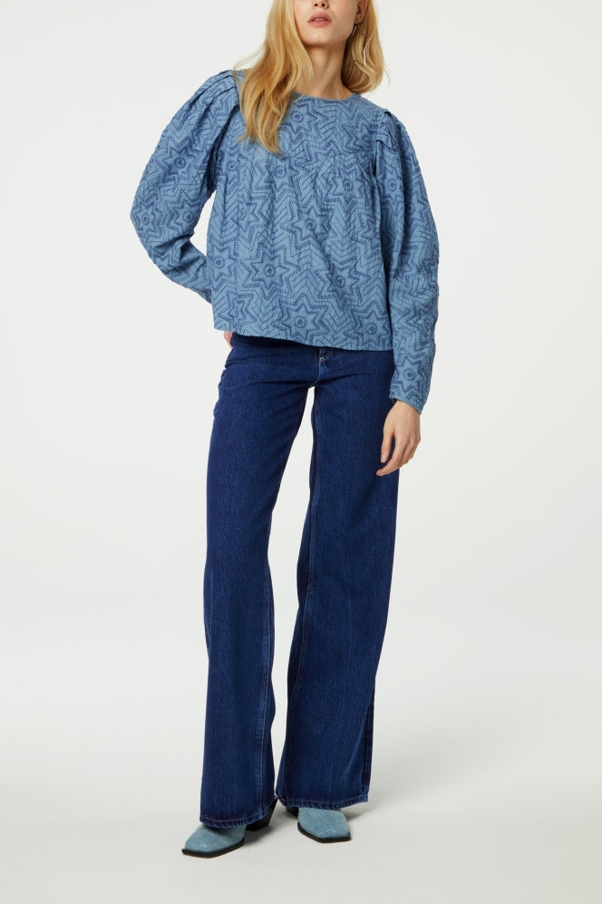 Mya Top Allover Embro Fabienne chapot - second hand