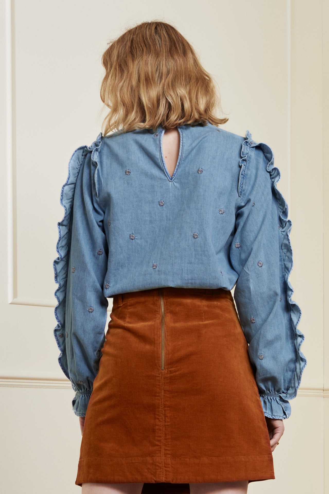 Cecile Denim Top Fabienne chapot - second hand