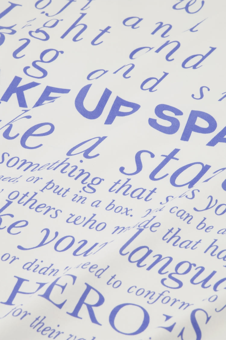 Fay Poem Blue T-shirt Fabienne chapot - second hand