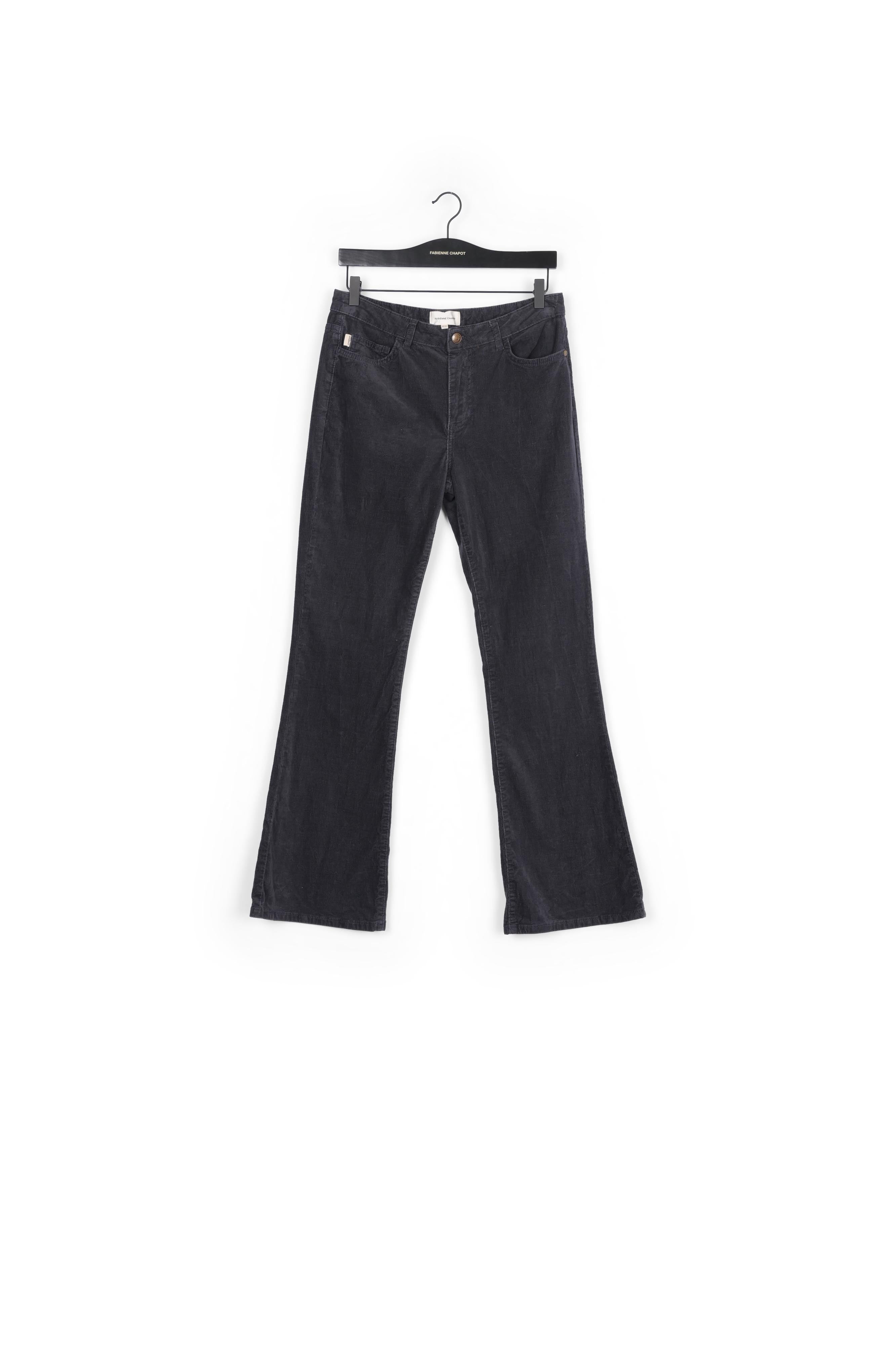Eva Corduroy Flare Trousers Fabienne chapot - second hand