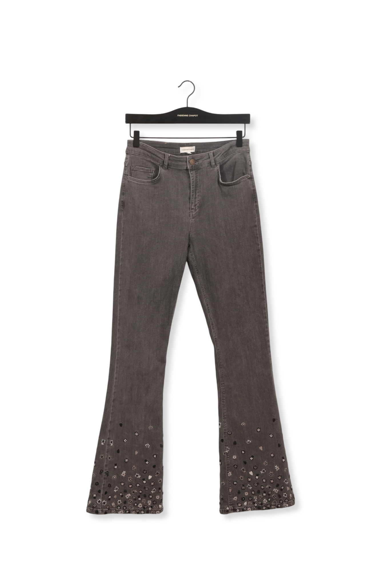 Eva Denim Flare Embro Trousers Fabienne chapot - second hand