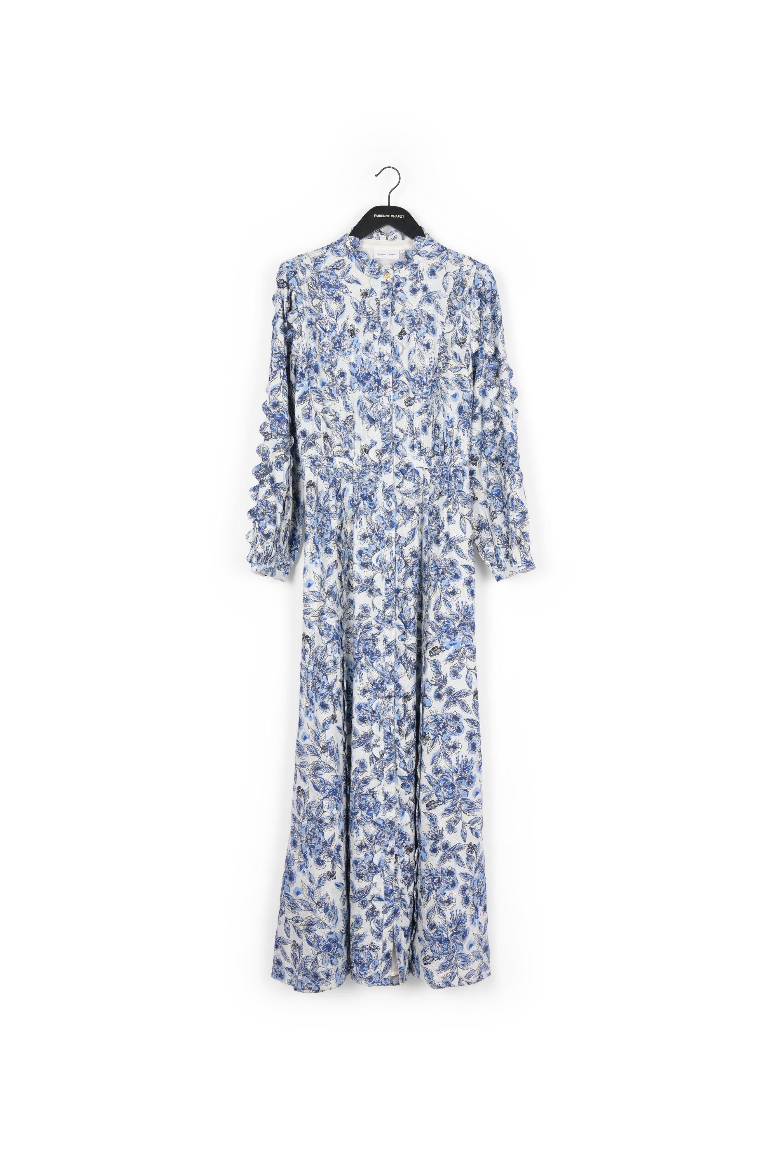 dvf kiara cotton maxi dress Saaksha & Kinni Kiara Wave Printed Maxi Dress