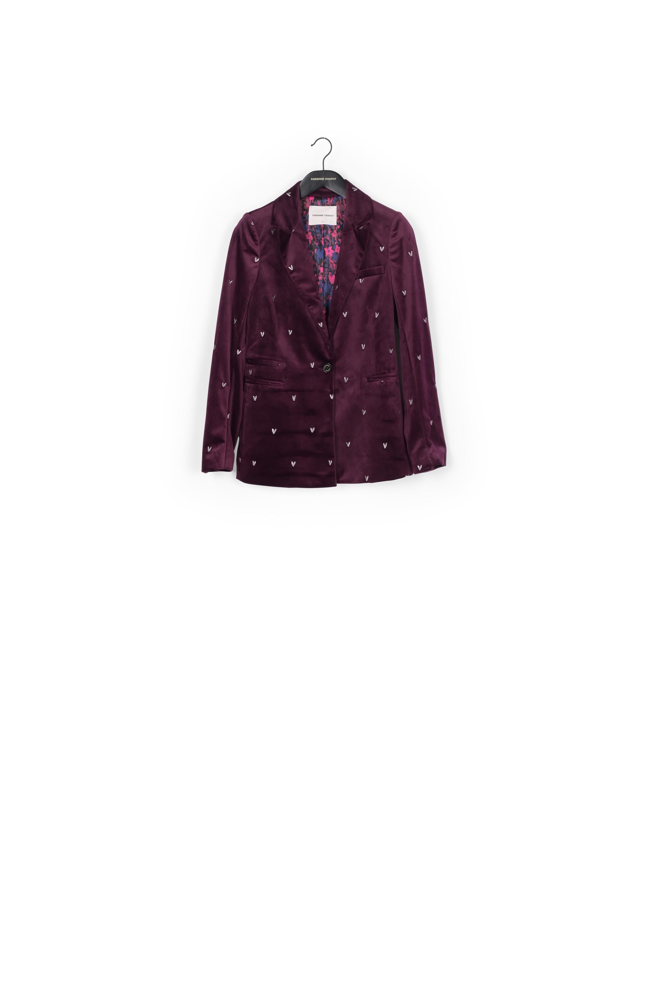 Puck Velvet Blazer Fabienne chapot - second hand