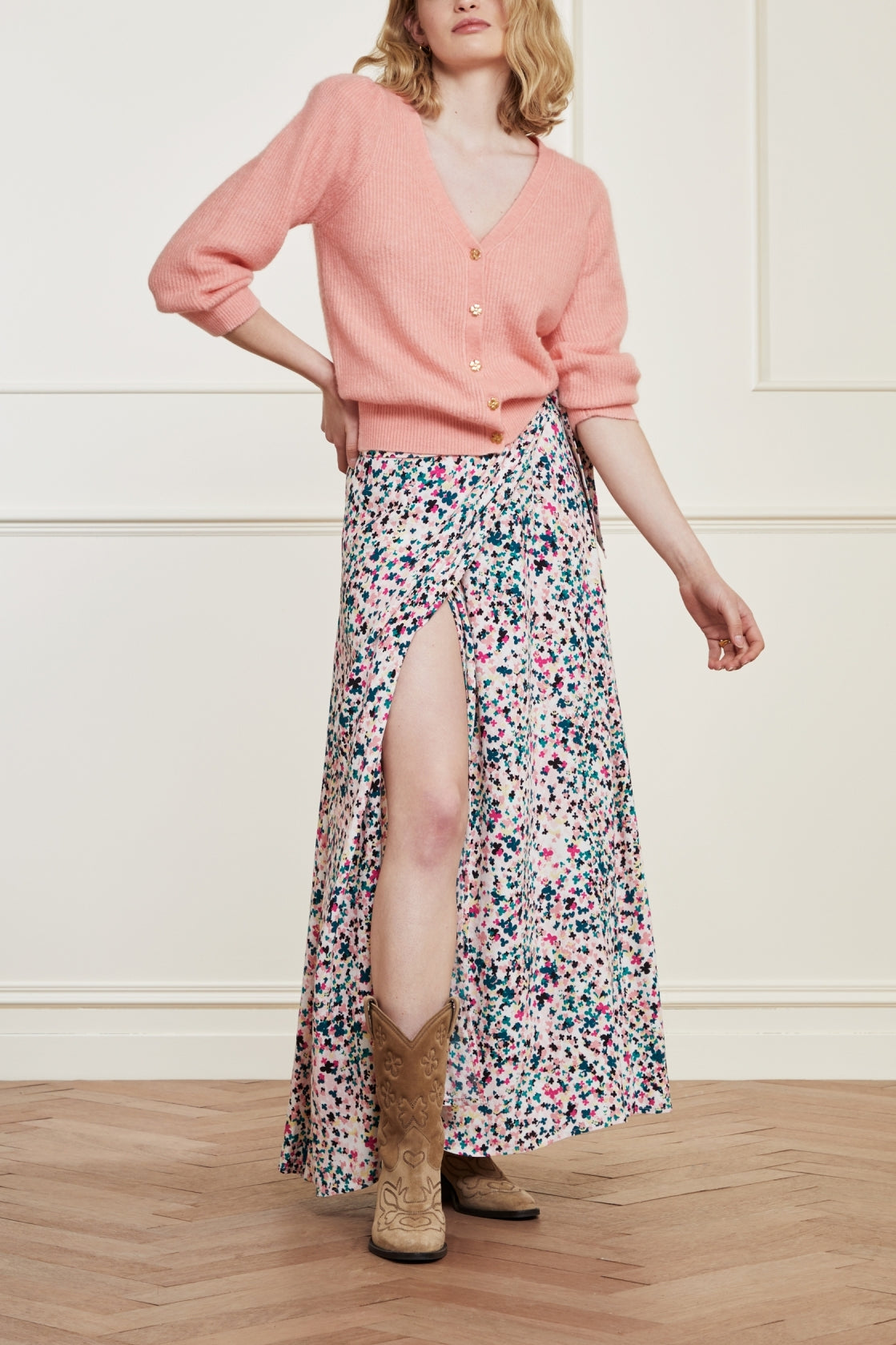 Sally Cardigan 3/4 Sleeve Fabienne chapot - second hand