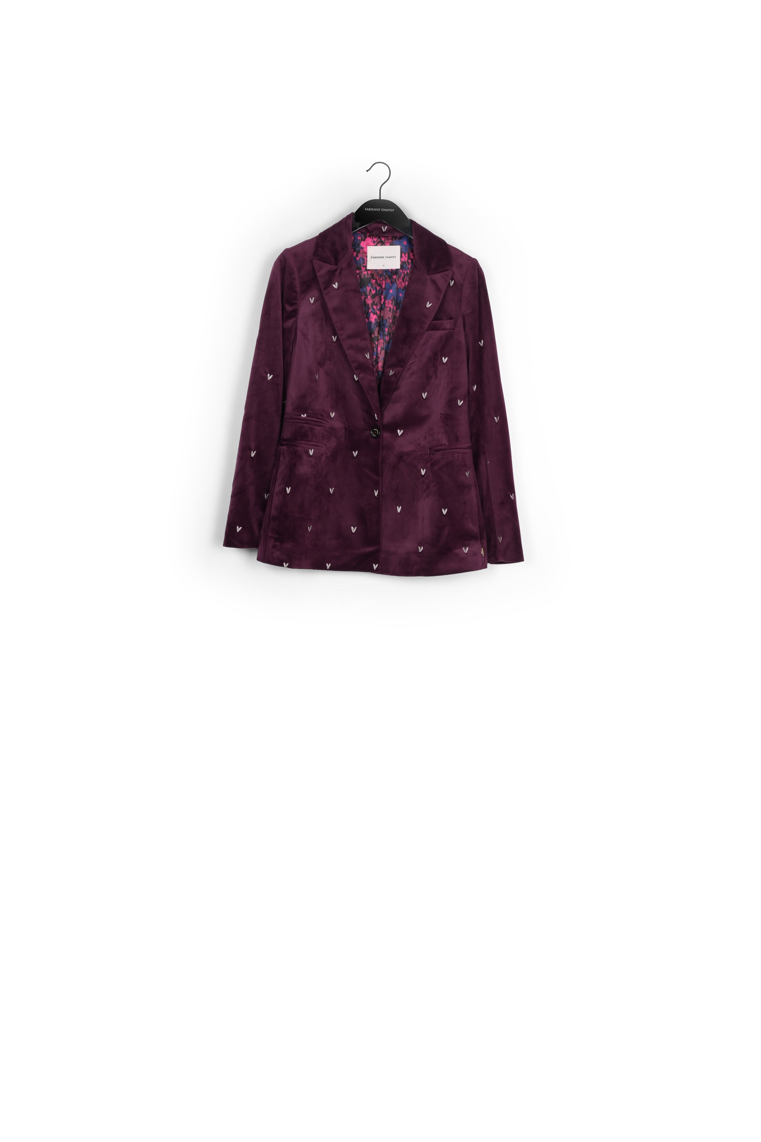 Puck Velvet Blazer Fabienne chapot - second hand