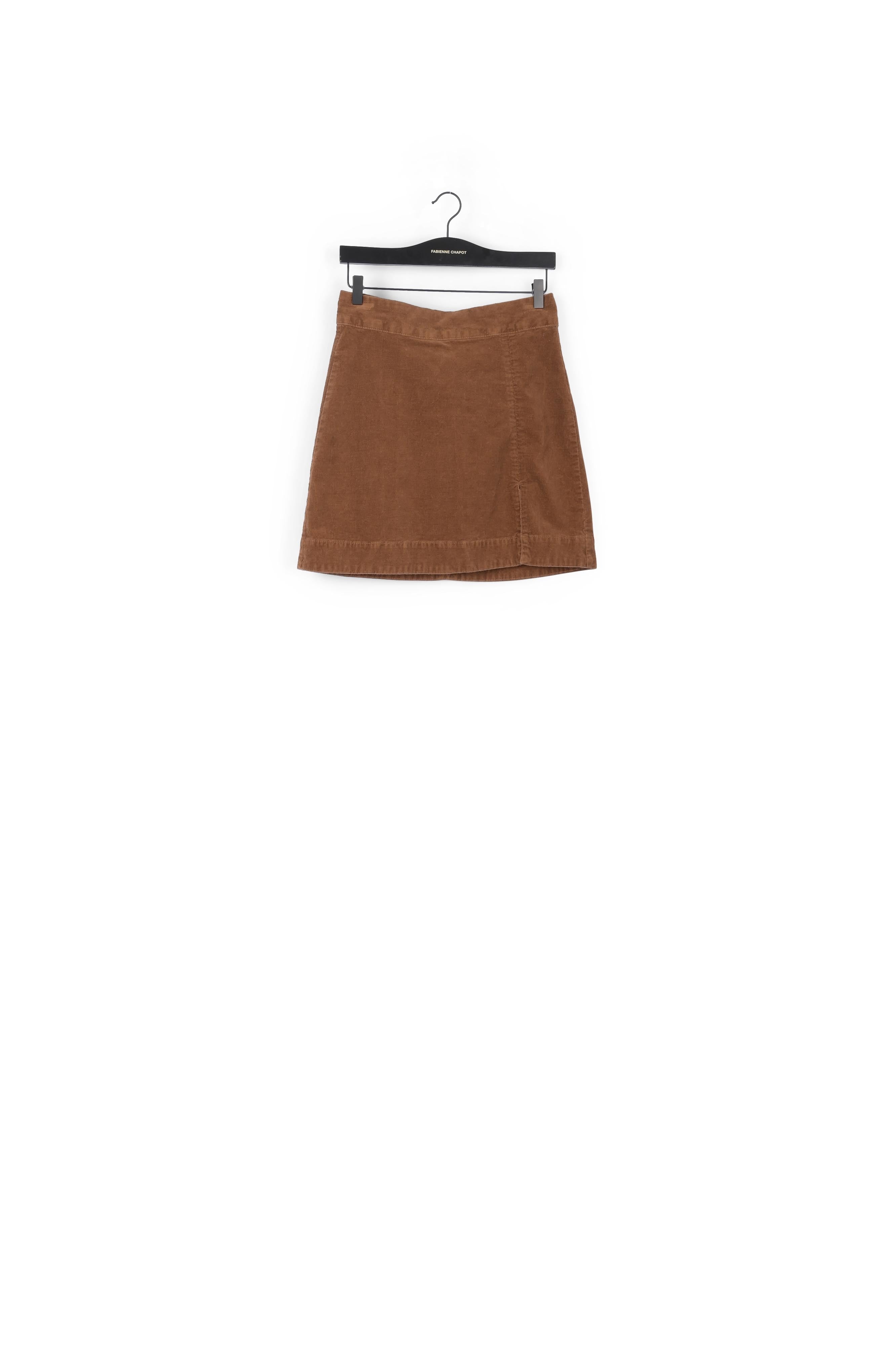 Vivian cord Skirt Fabienne chapot - second hand