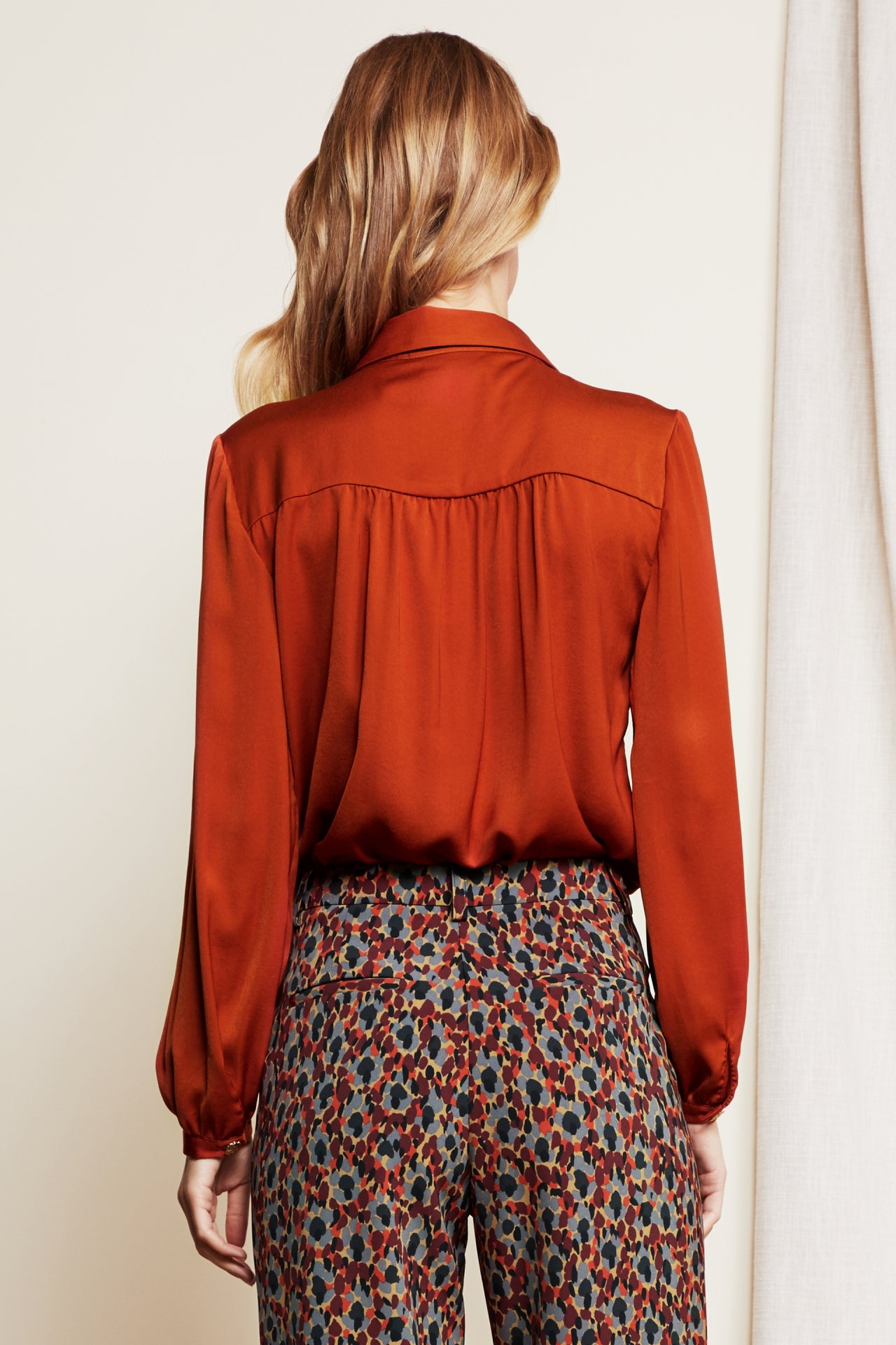 Mira Solid Blouse Fabienne chapot - second hand
