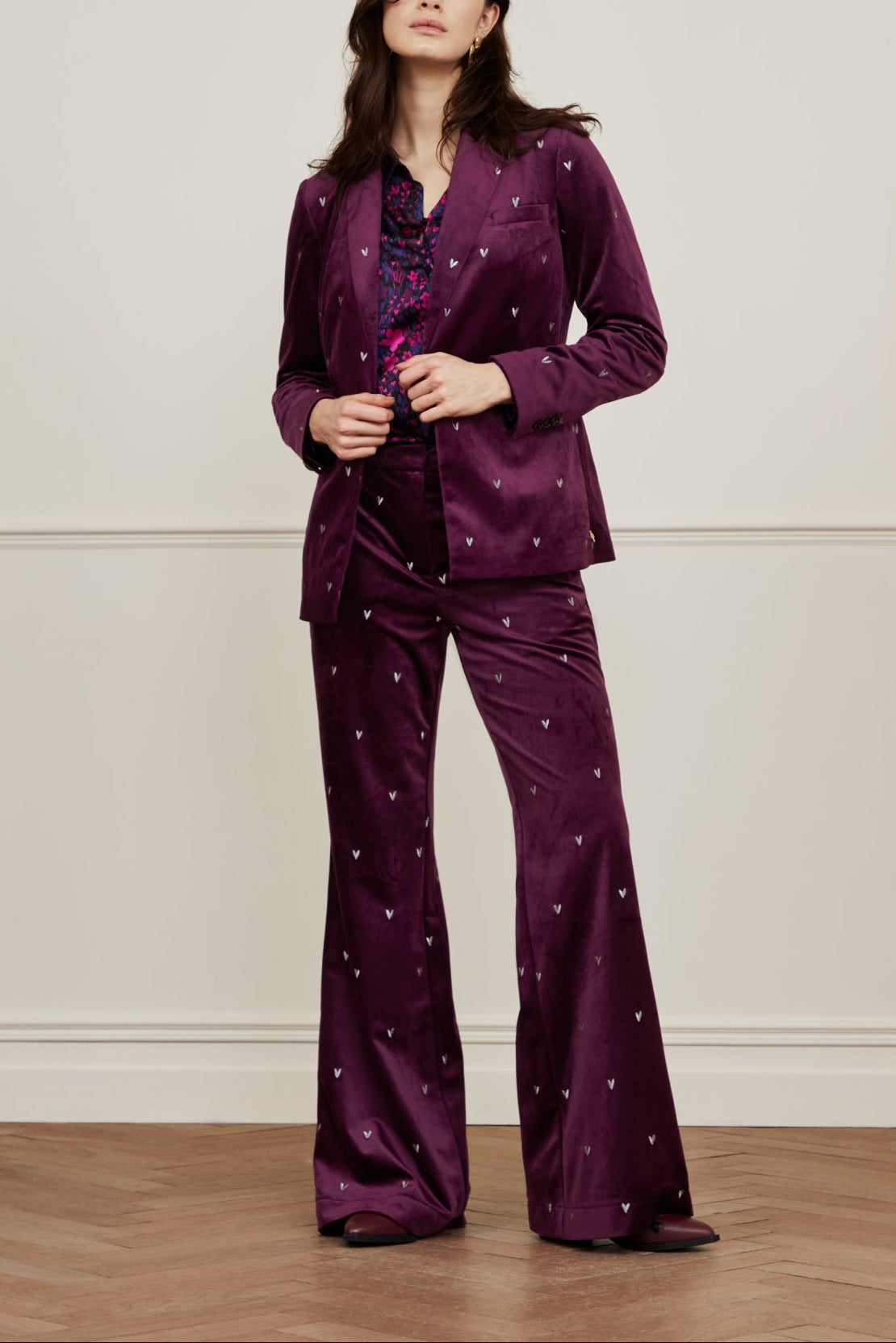 Puck Velvet Trousers Fabienne chapot - second hand