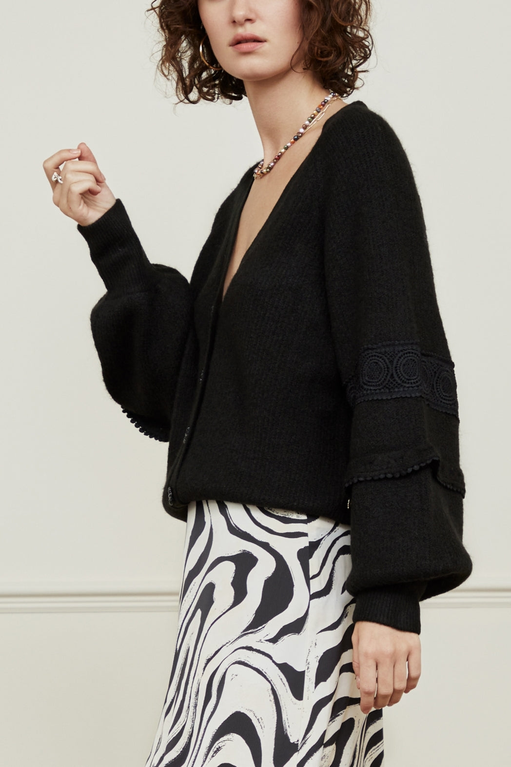 Boho Cardigan Fabienne chapot - second hand