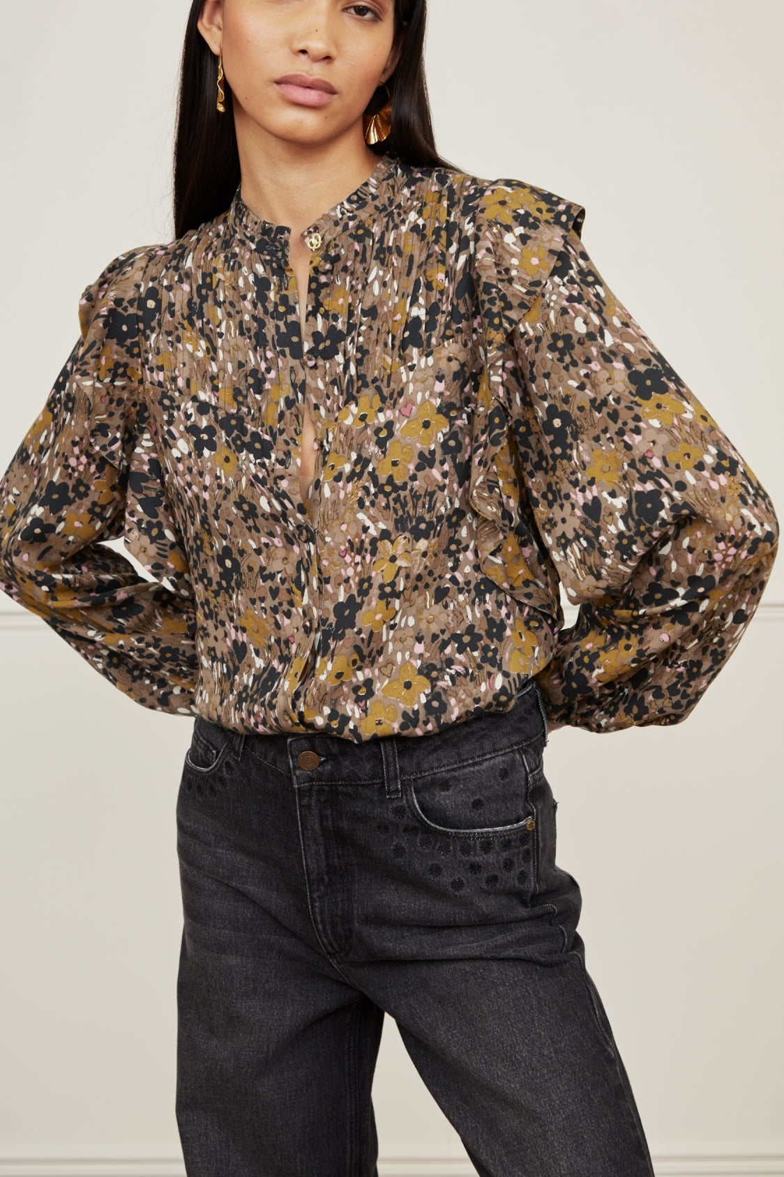 Bibi Tess Long Sleeve Blouse Fabienne chapot - second hand