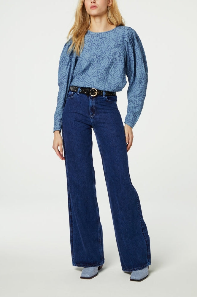 Thea Wide Leg Jeans Fabienne chapot - second hand