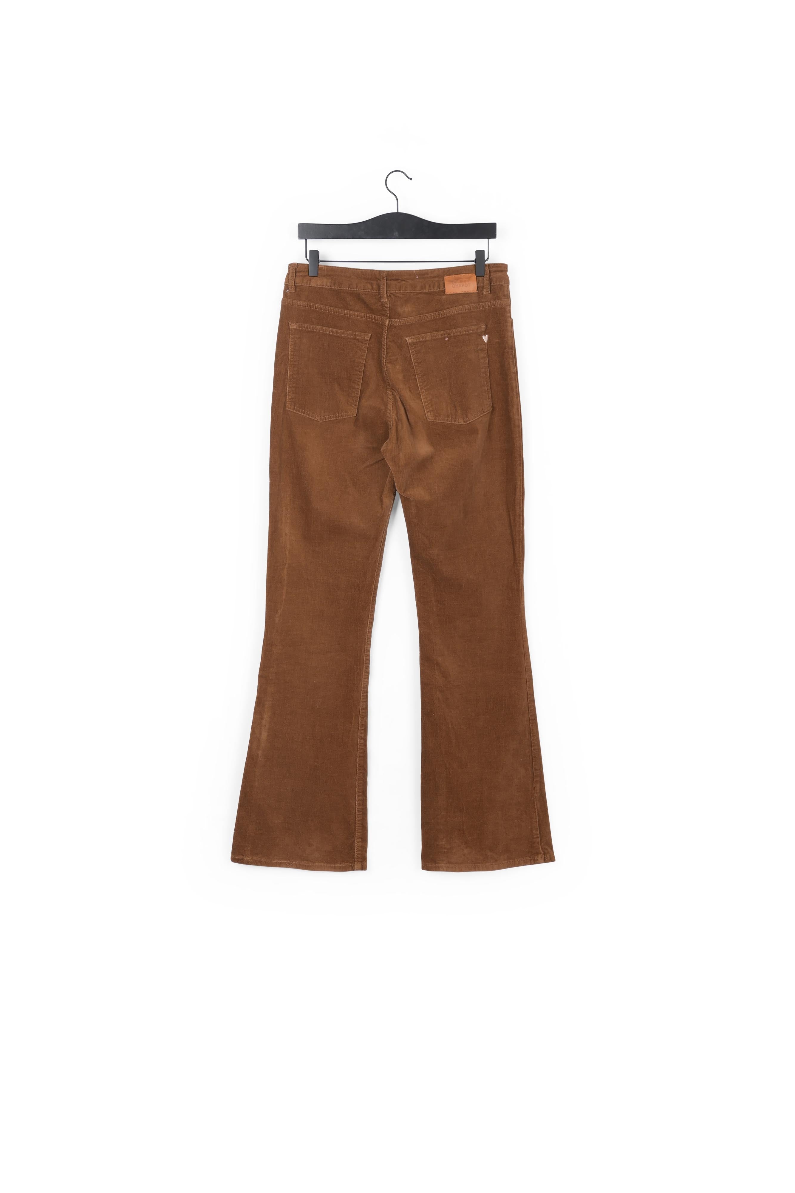 Eva Corduroy Flare Trousers Fabienne chapot - second hand