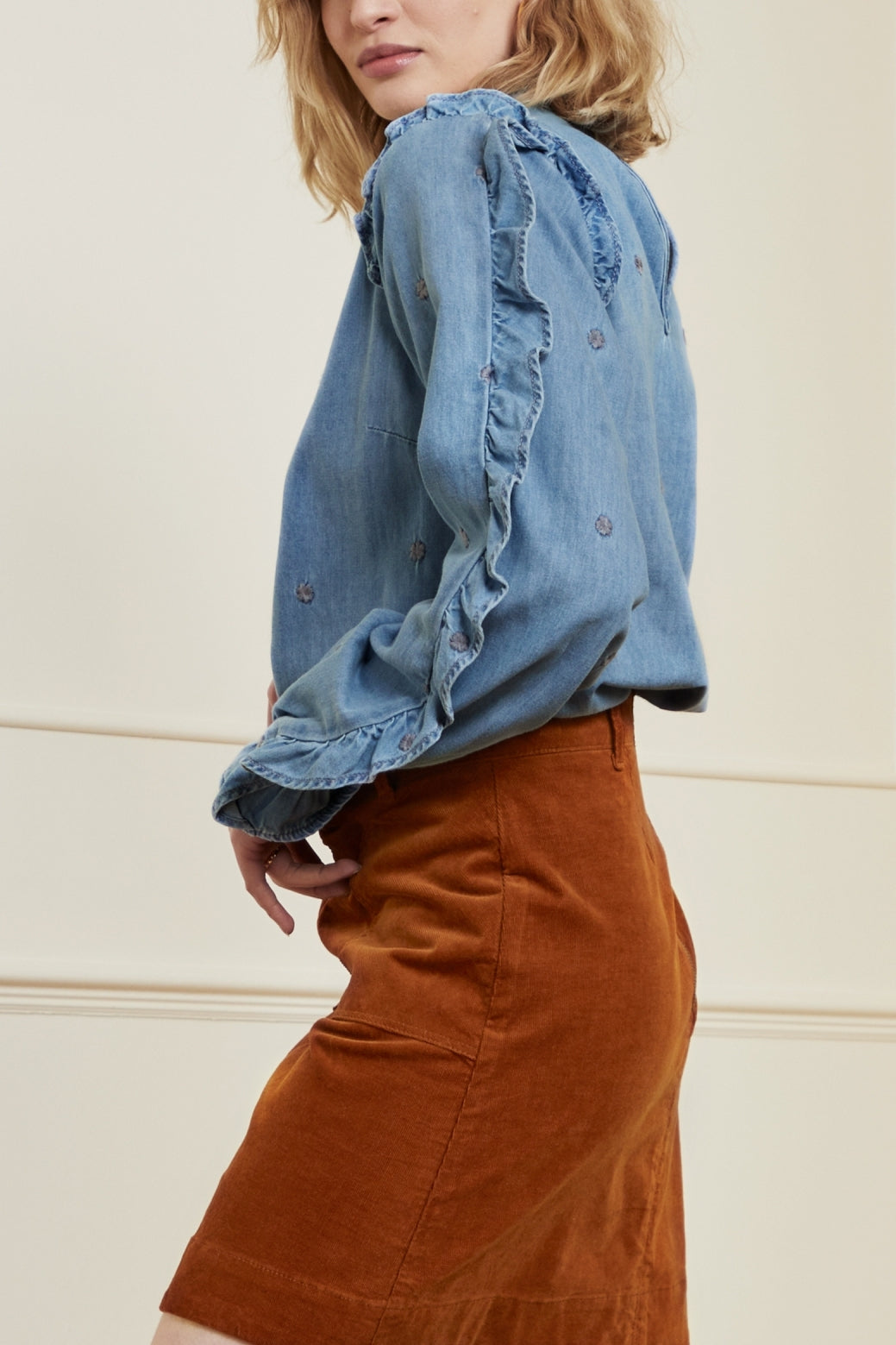 Cecile Denim Top Fabienne chapot - second hand