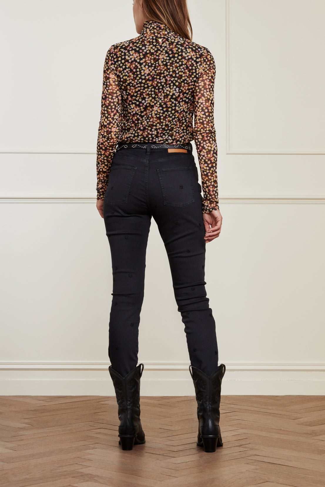 Eva Slim Embro Trousers Fabienne chapot - second hand