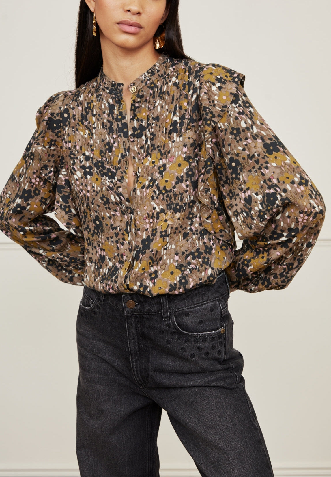 Bibi Tess Long Sleeve Blouse Fabienne chapot - second hand