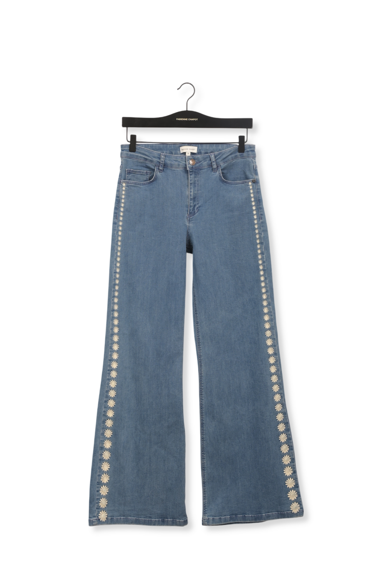 Eva Denim Wide Leg Trousers Fabienne chapot - second hand