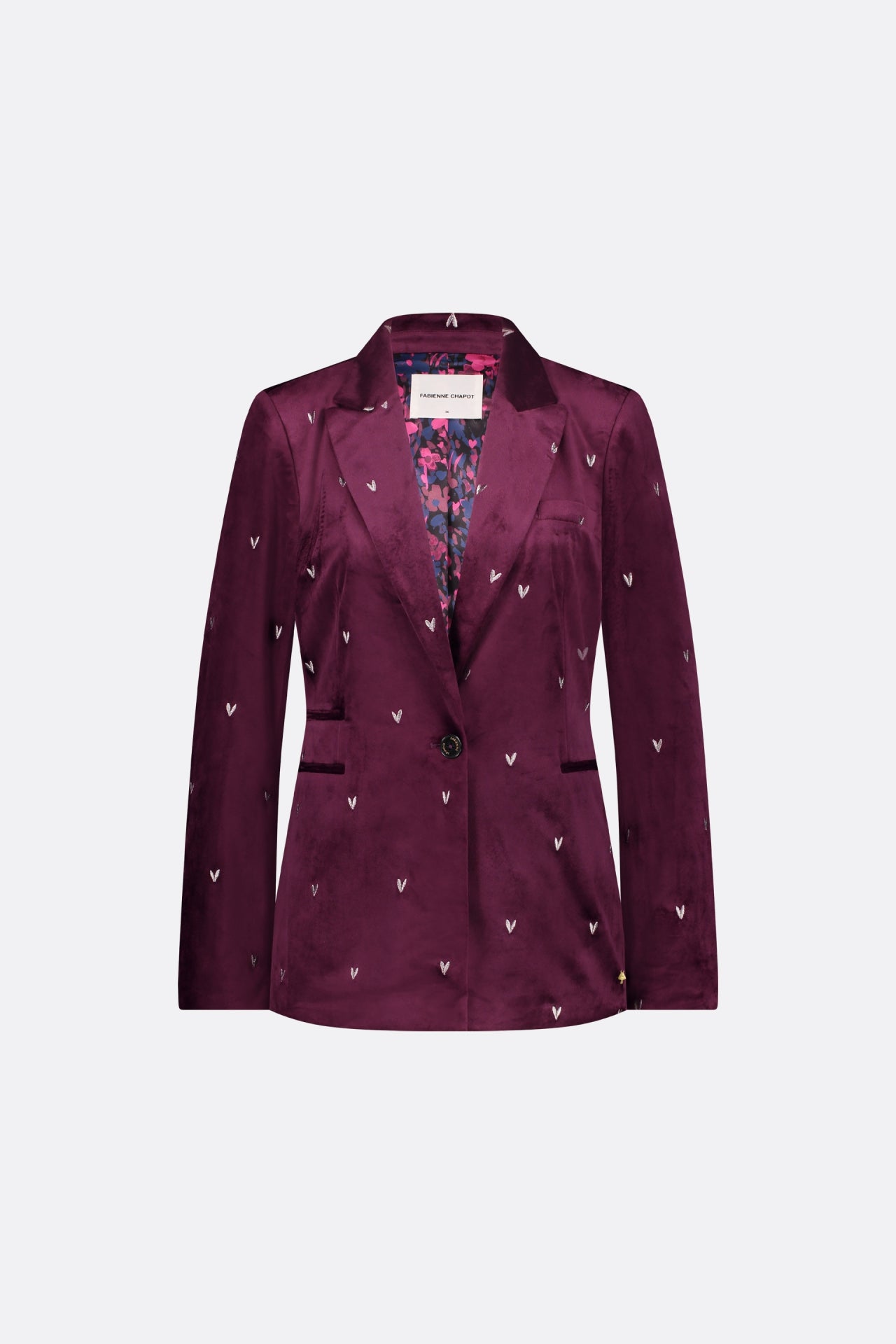 Puck Velvet Blazer Fabienne chapot - second hand