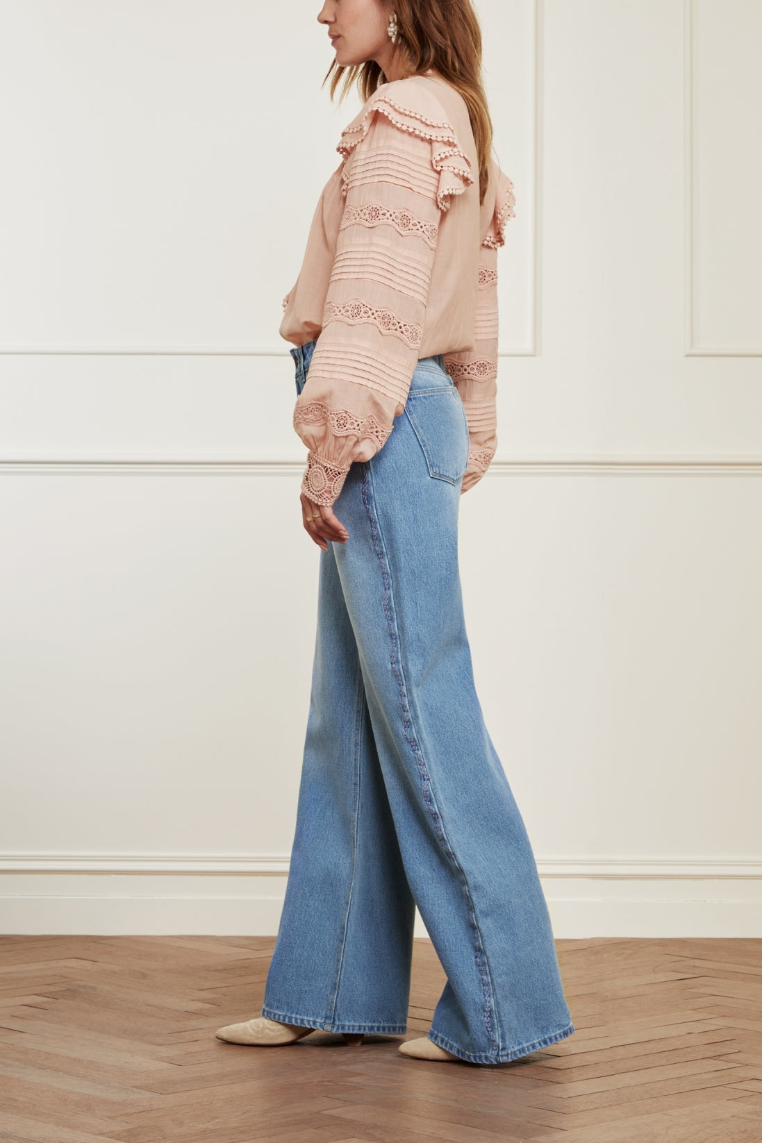 Thea Wide Leg Trousers Fabienne chapot - second hand