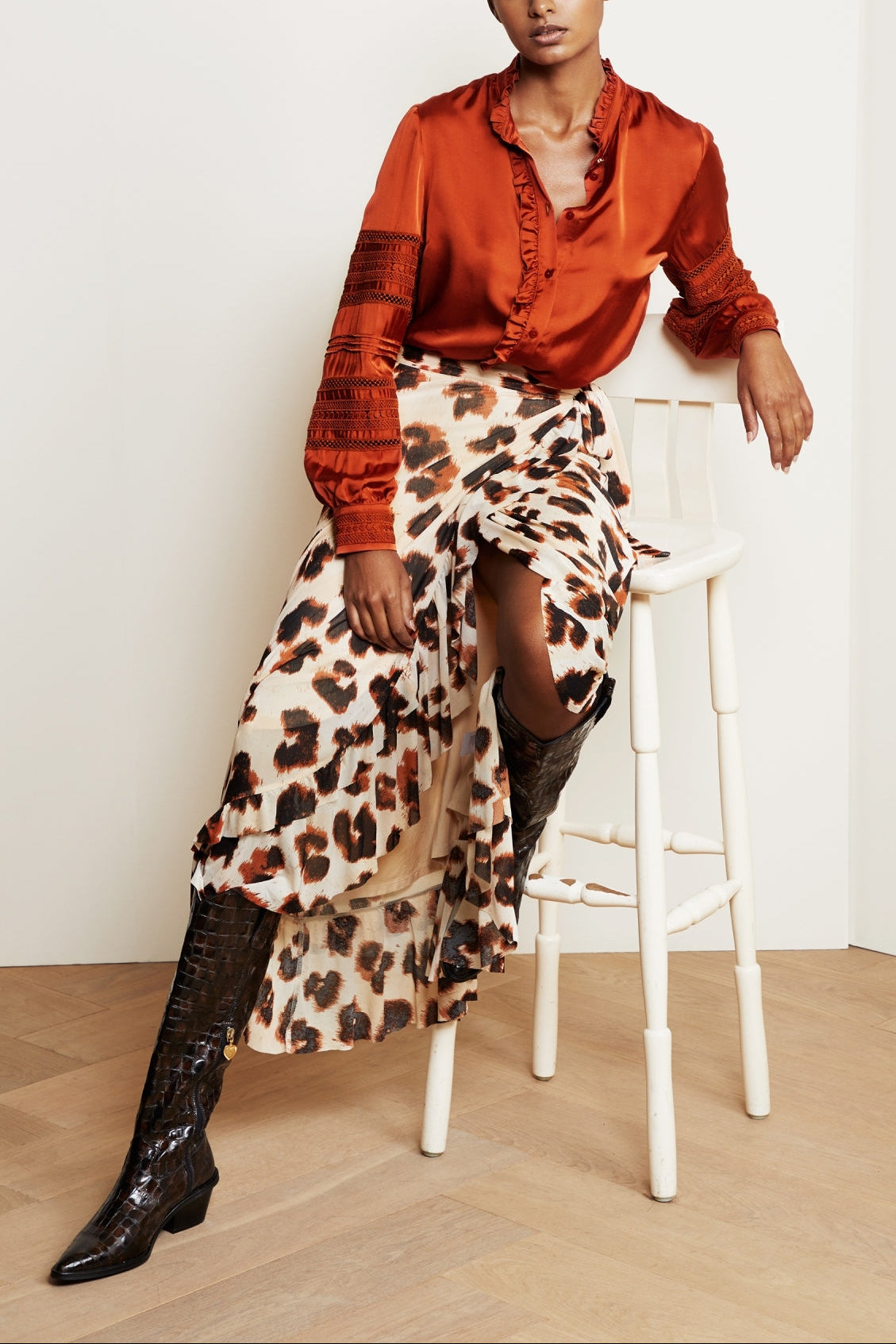 Bobo Frill Skirt Fabienne chapot - second hand