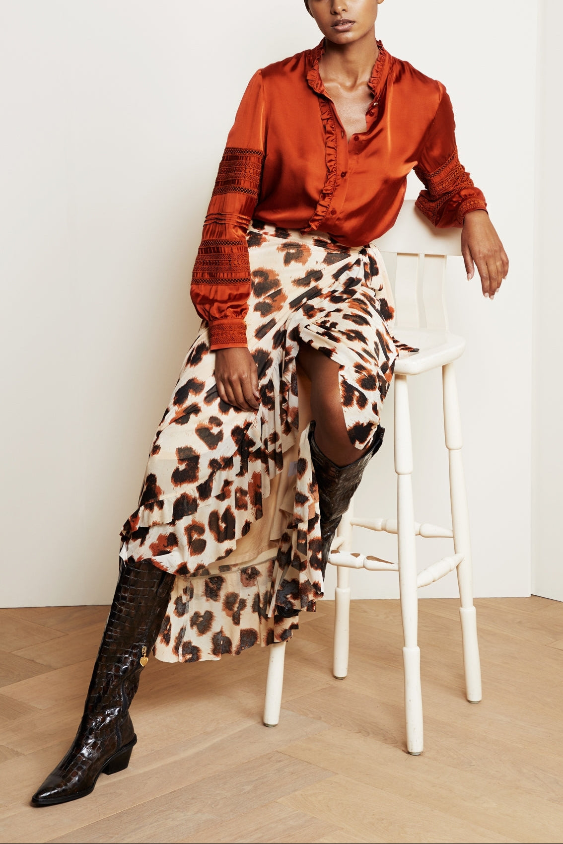Bobo Frill Skirt Fabienne chapot - second hand